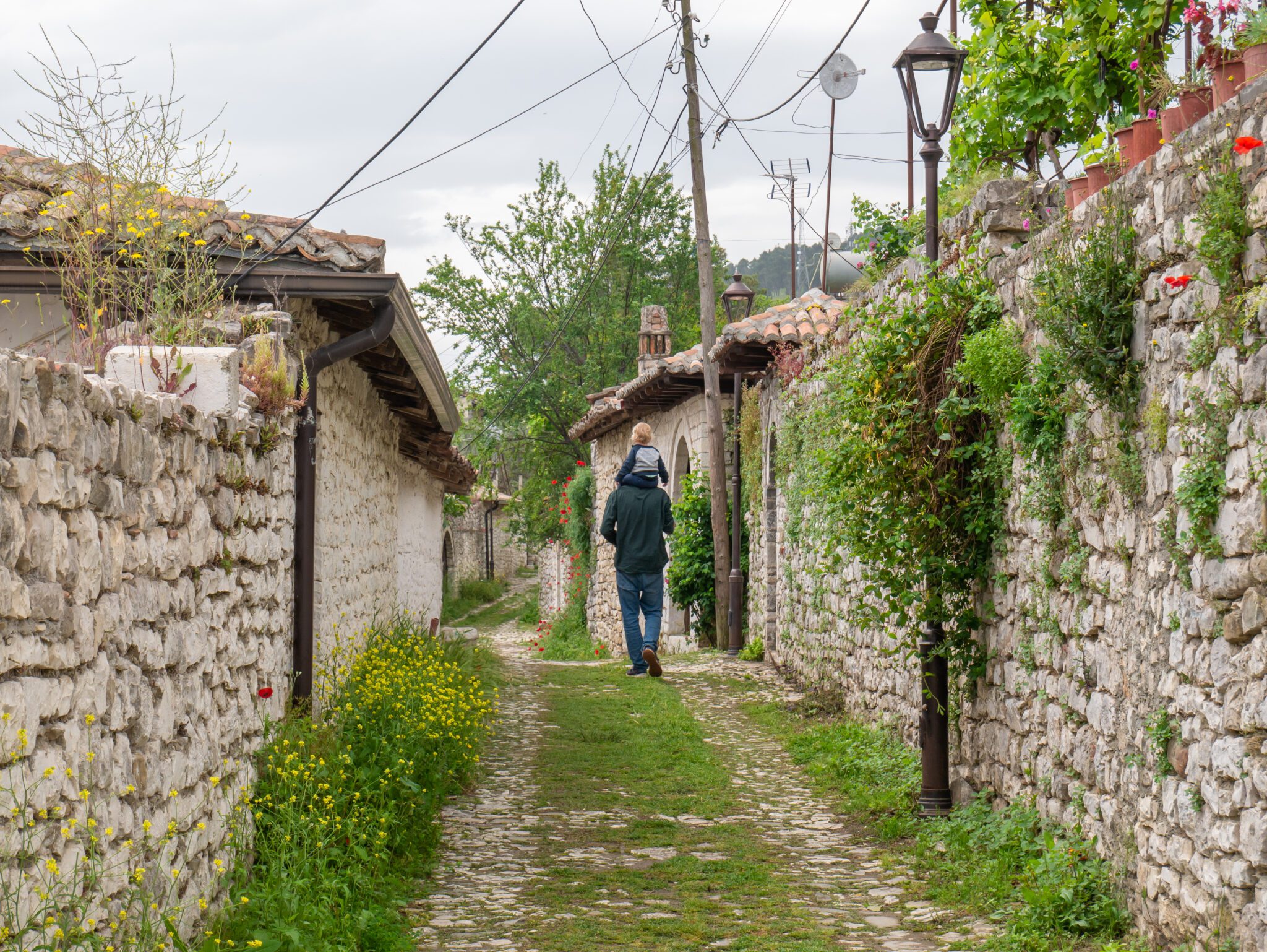 Albania Berat zamek ulica