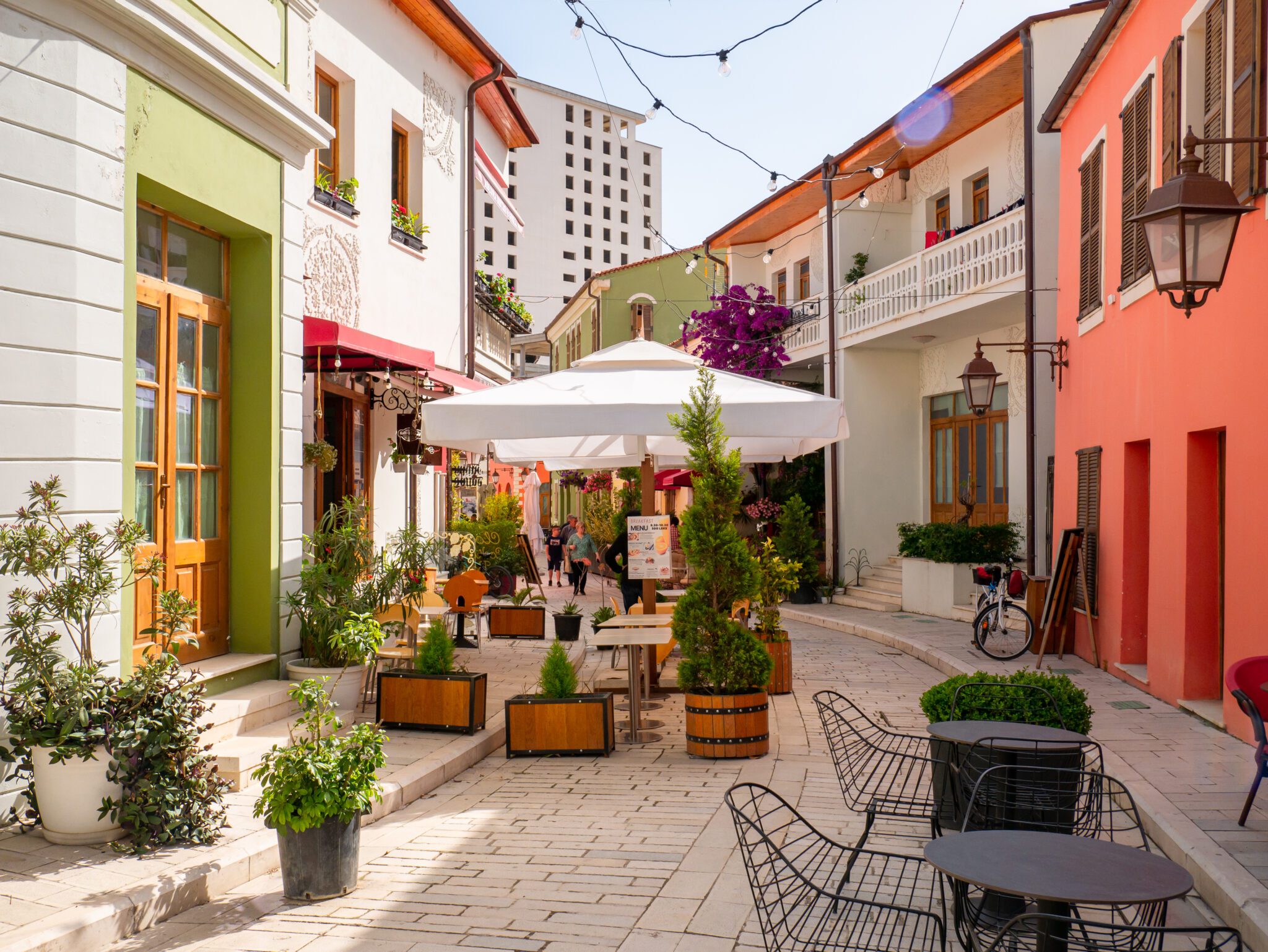 Albania Vlora Stare Miasto uliczka