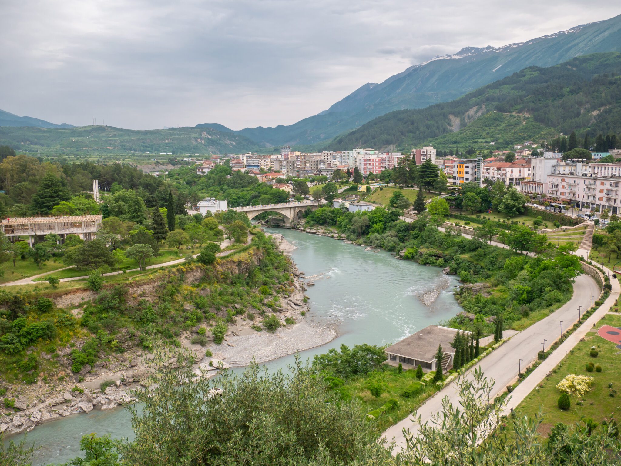Albania Permet panorama