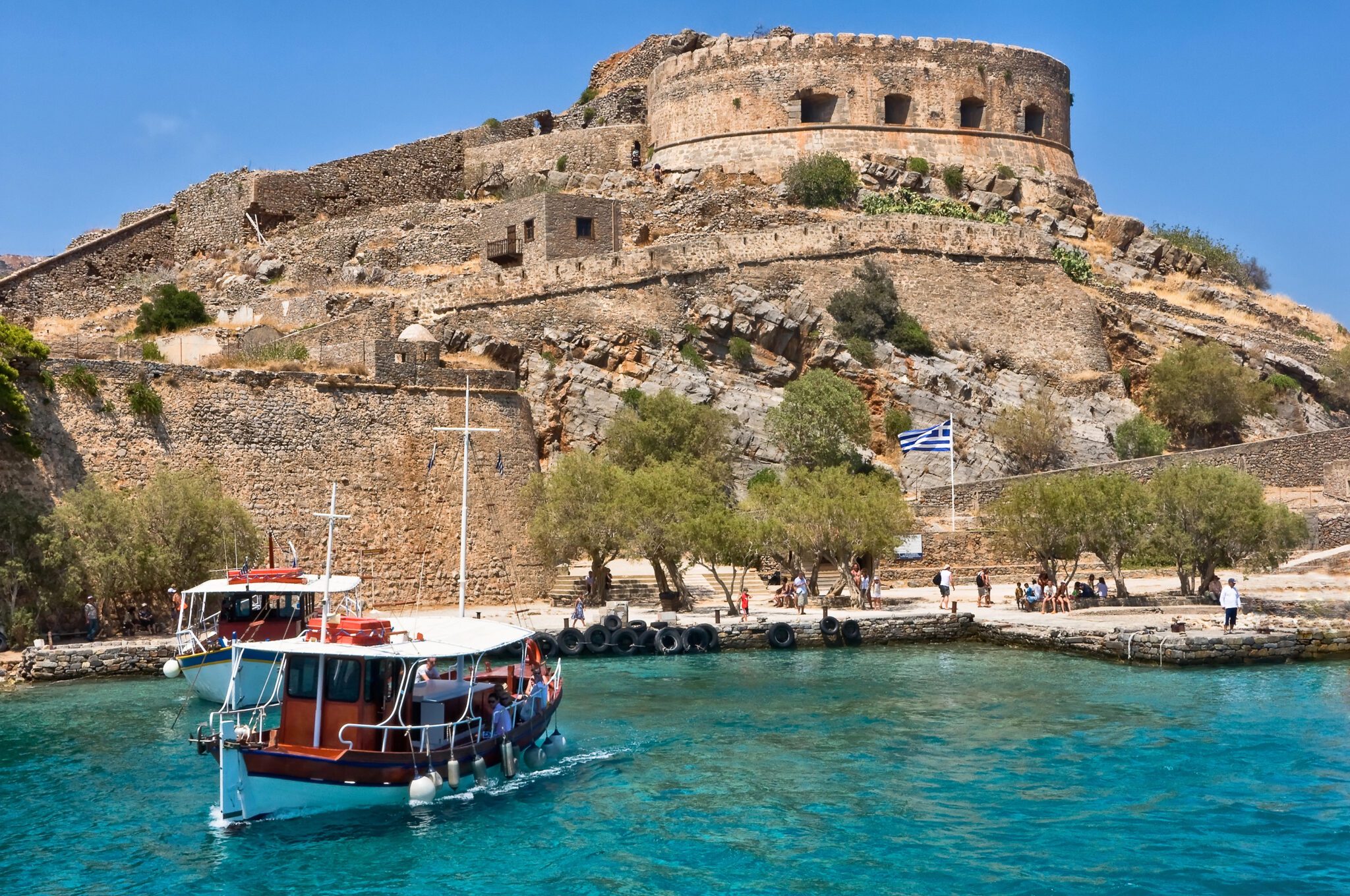 Kreta Agios Nikolaos twierdza Spinalonga