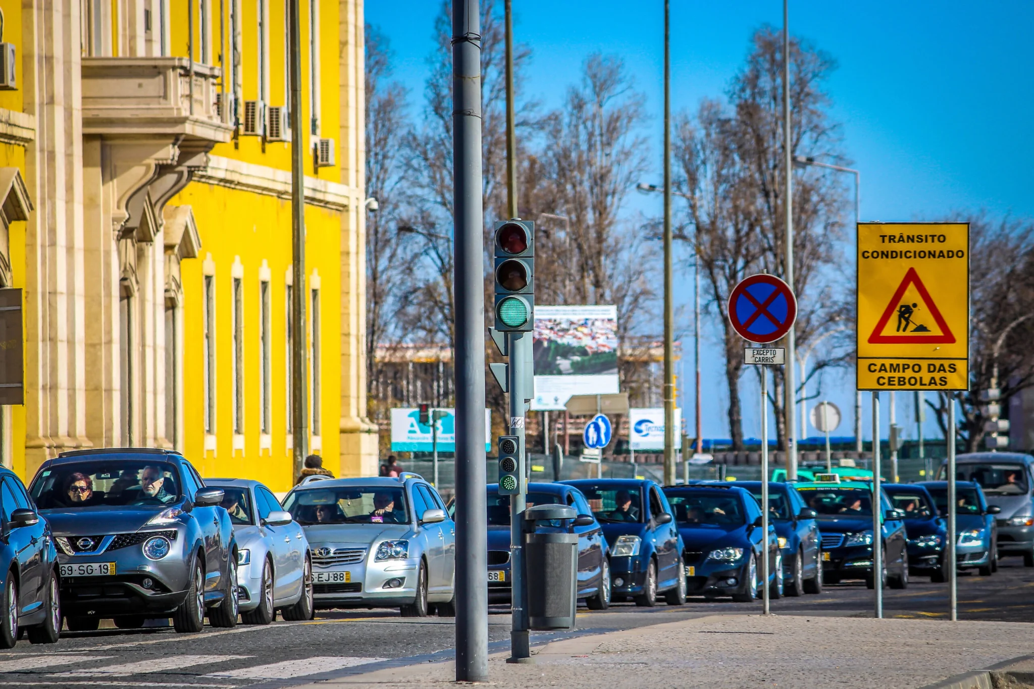 Lizbona ruch uliczny