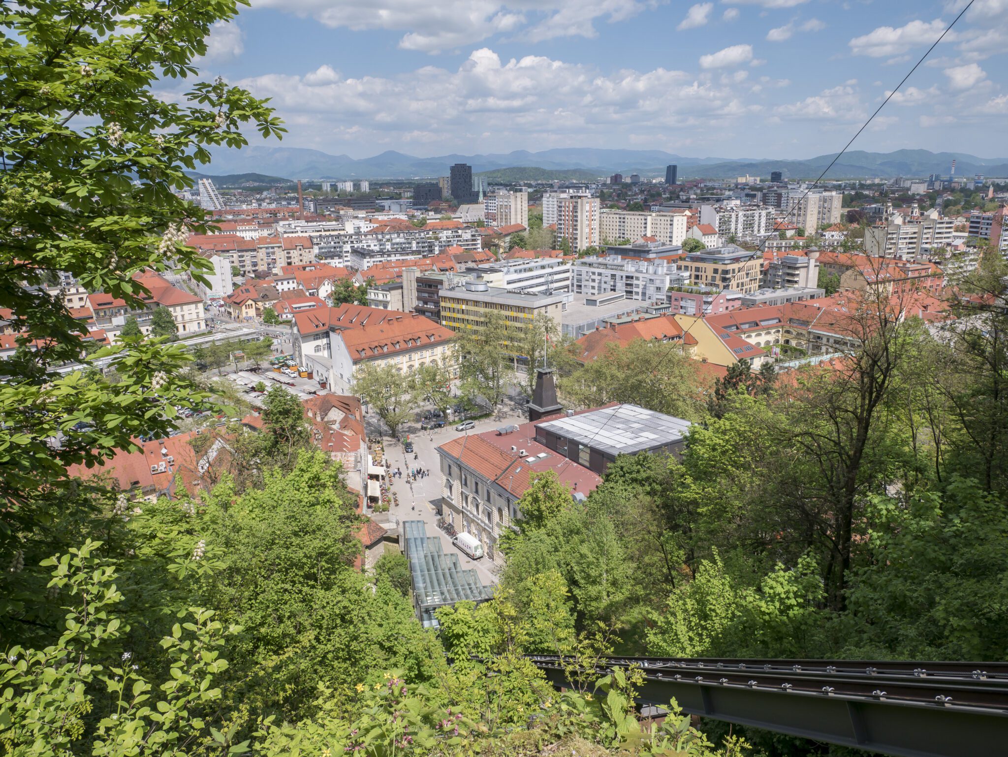 Słowenia Lublana kolejka linowa