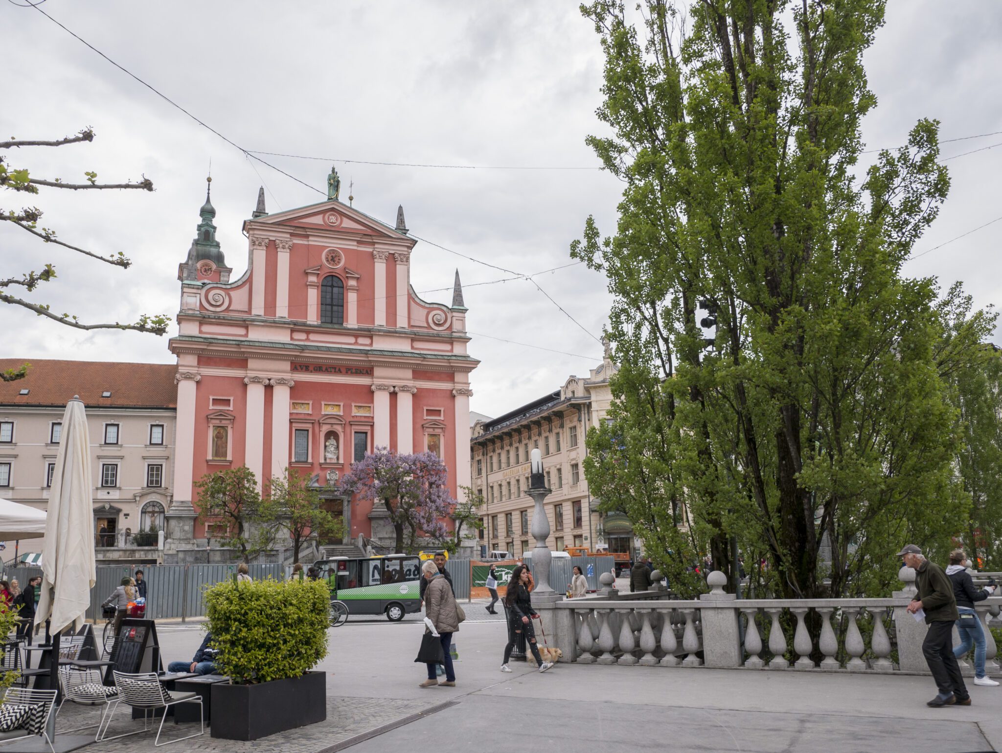 Słowenia Lublana Potrójny Most kościół