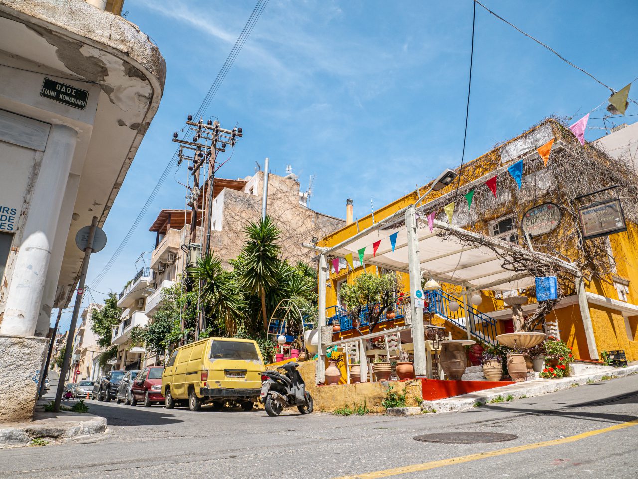 Agios Nikolaos Kreta atrakcje ulica domy