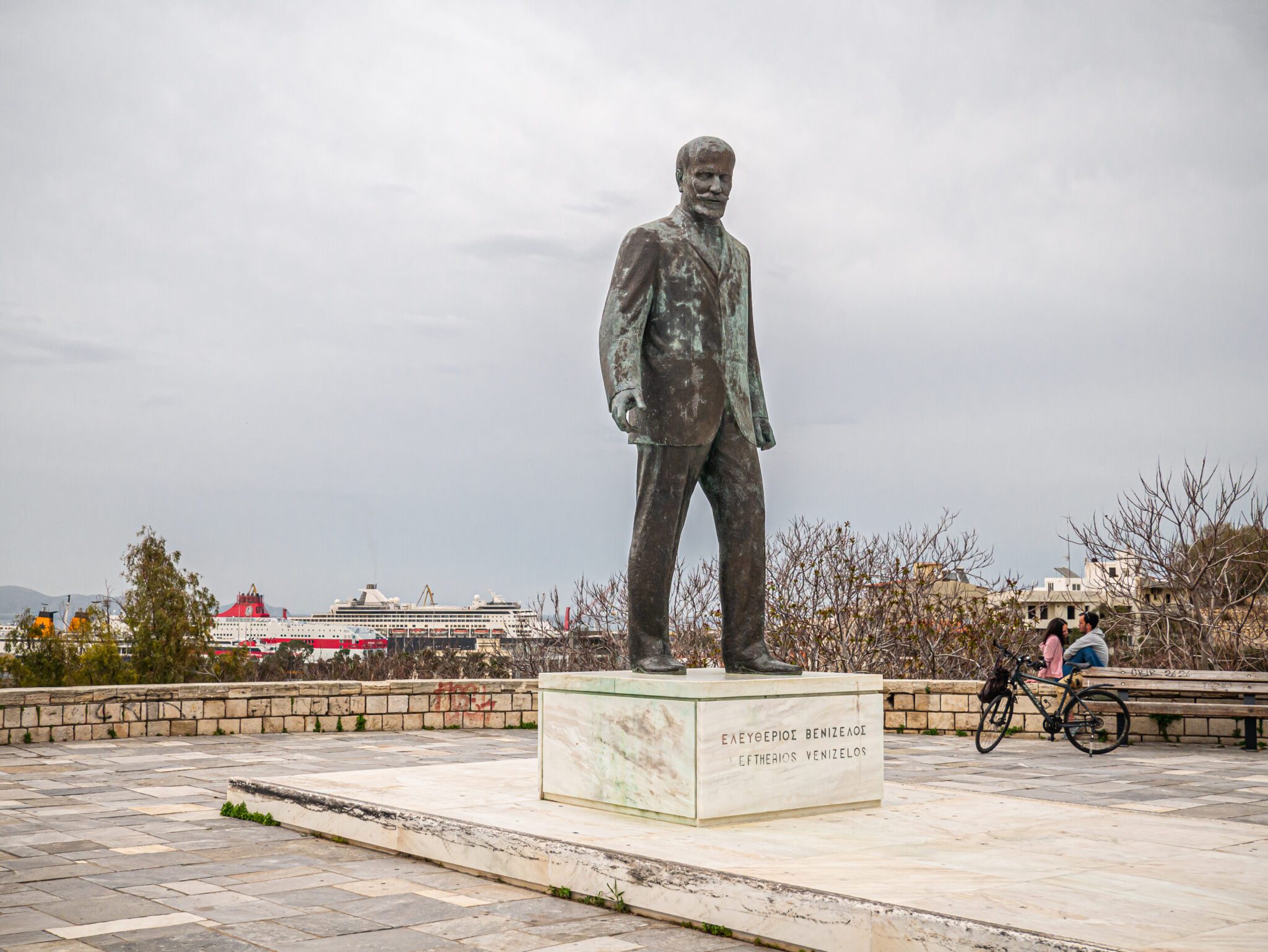 Heraklion Kreta pomnik