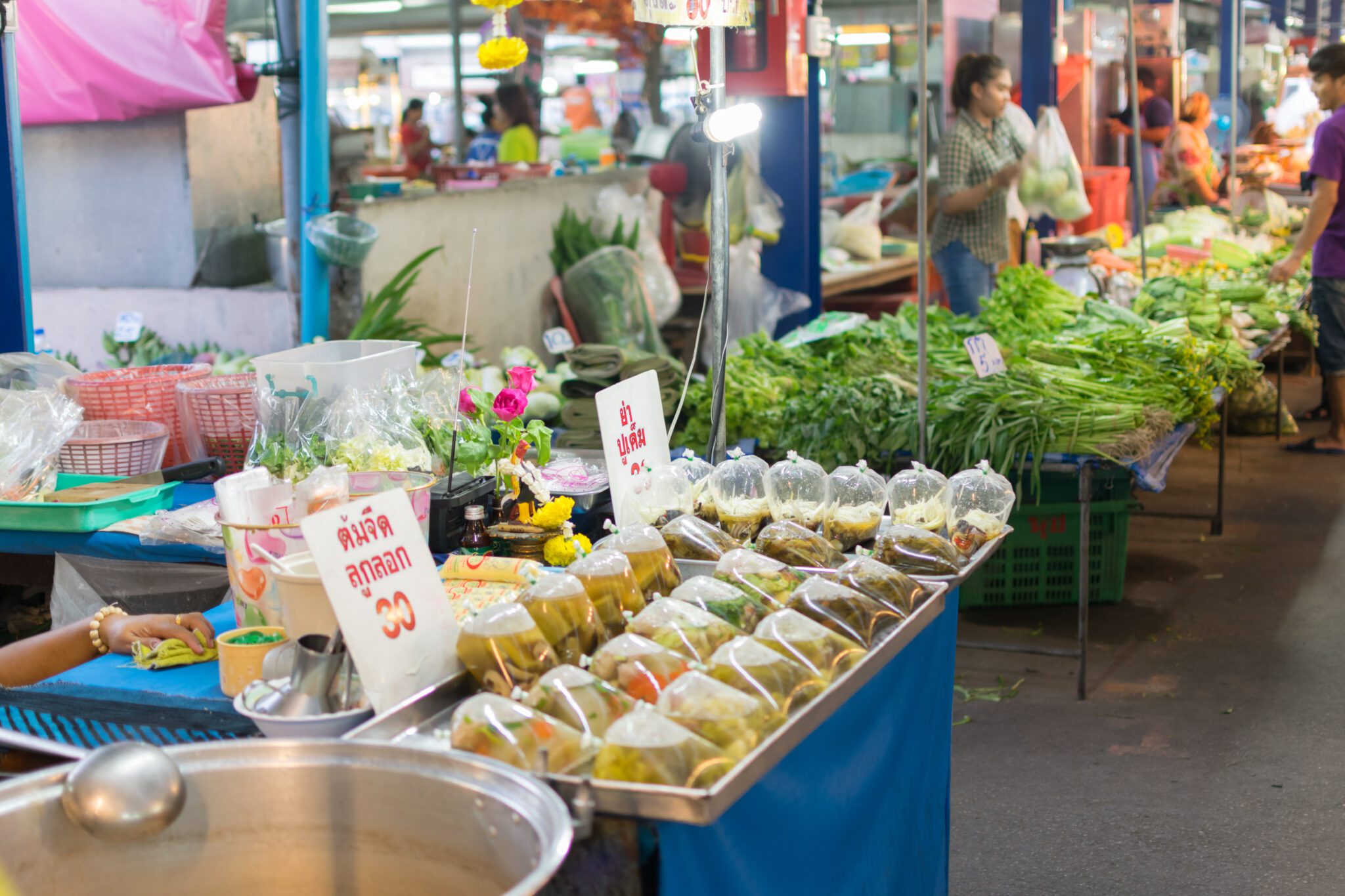 Tajlandia Phuket targ uliczny jedzenie