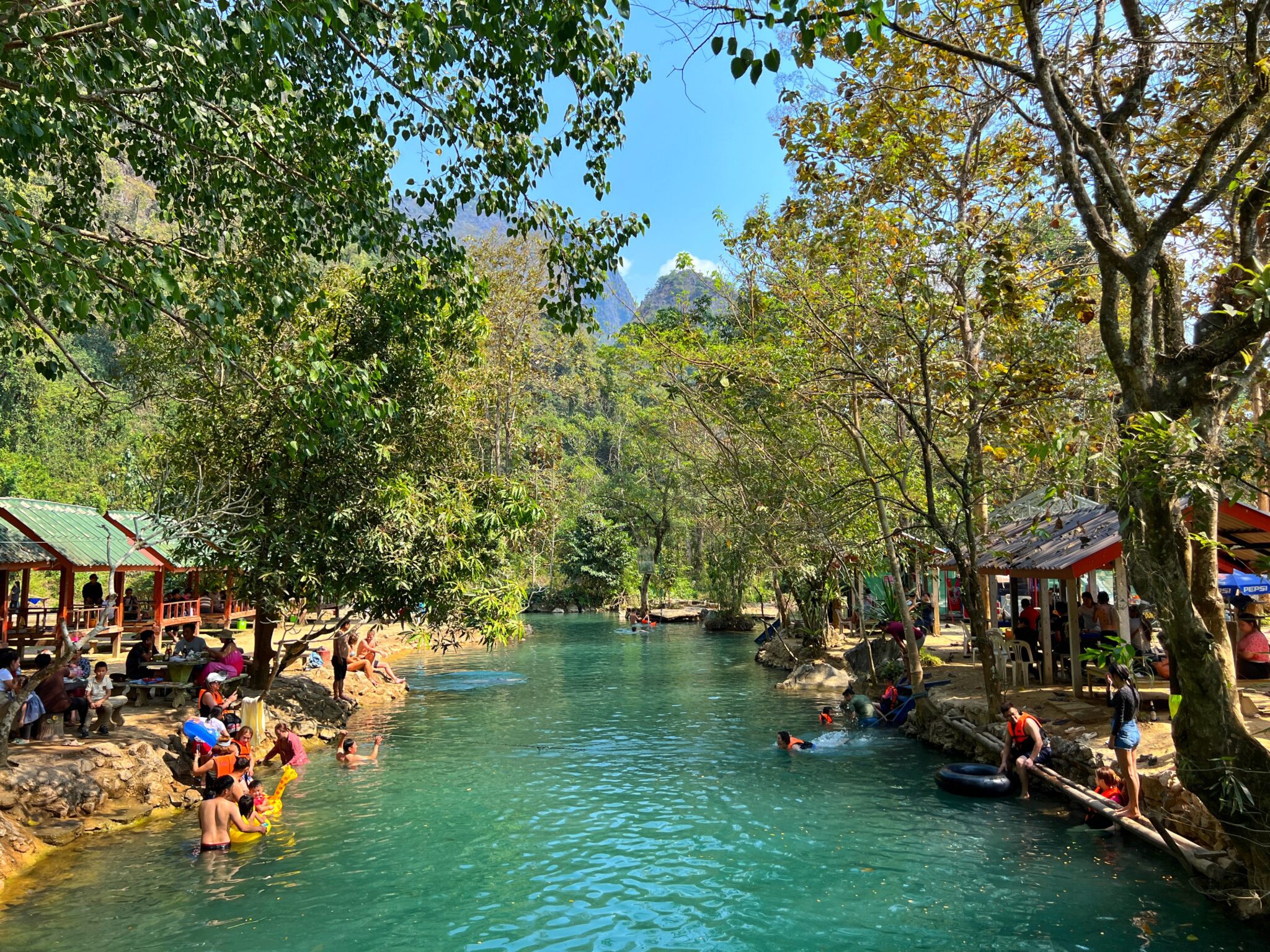 Laos Vang Vieng Blue Lagoon