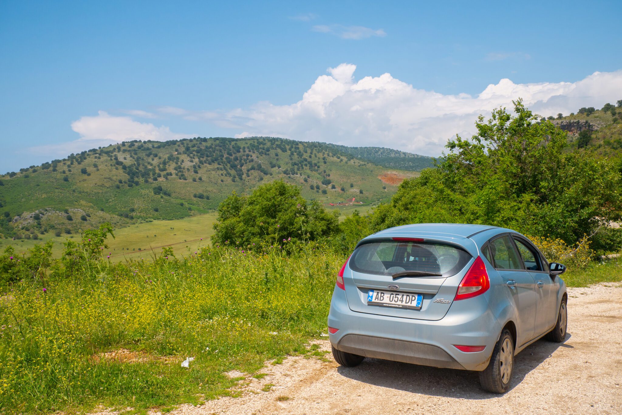 Albania auto droga góry