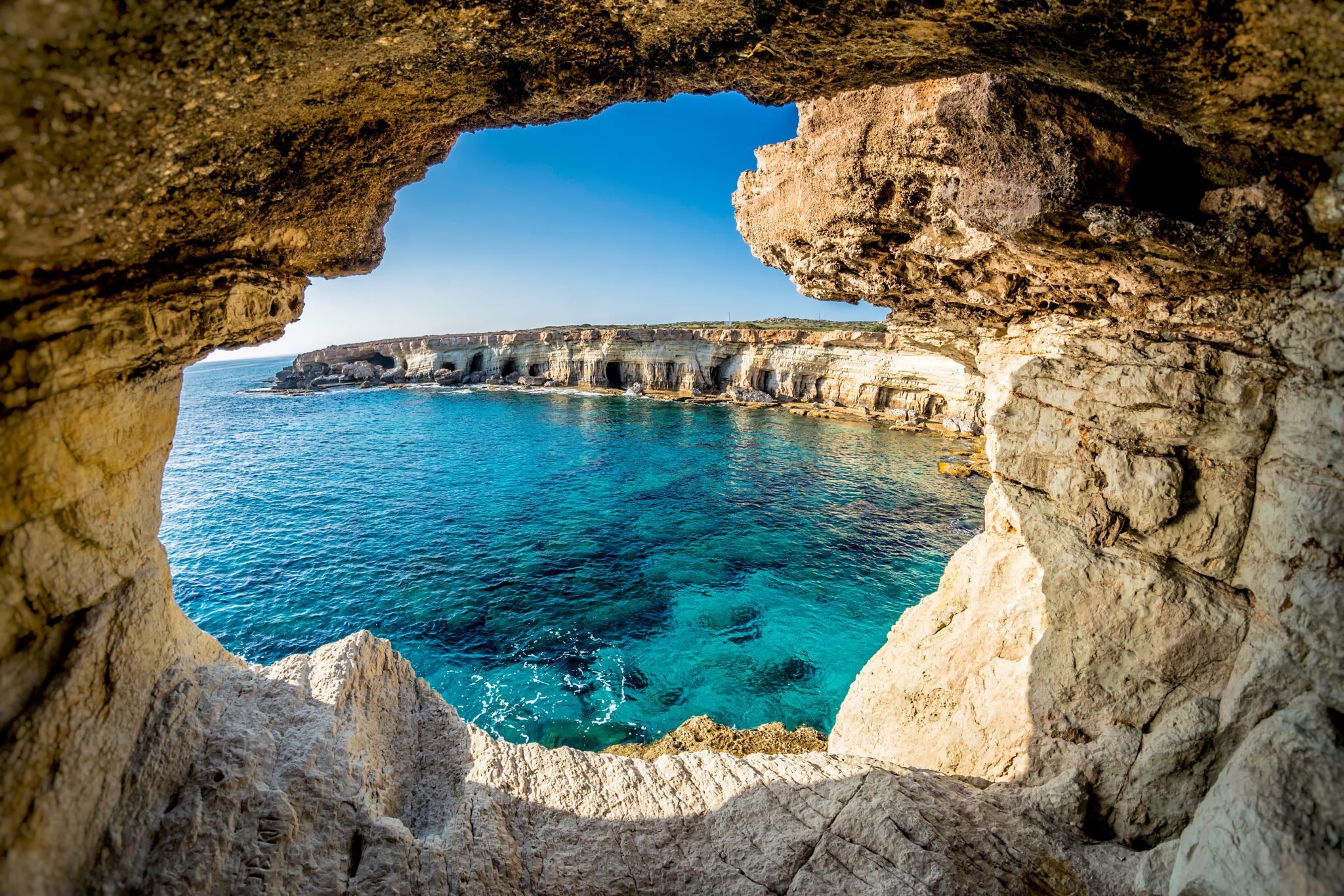 Cypr Ayia Napa jaskinia woda