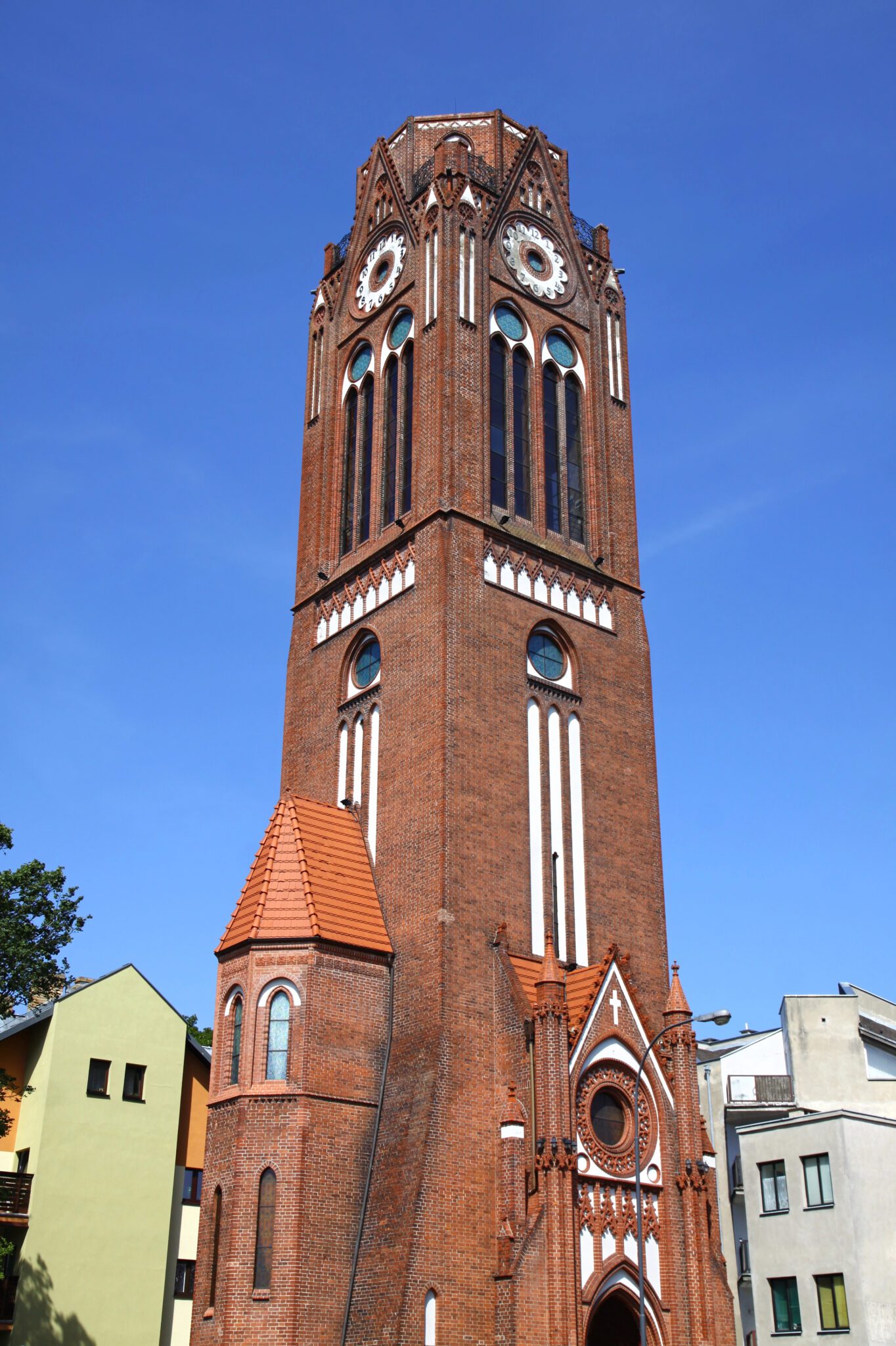 Świnoujście wieża kościoła luterańskiego