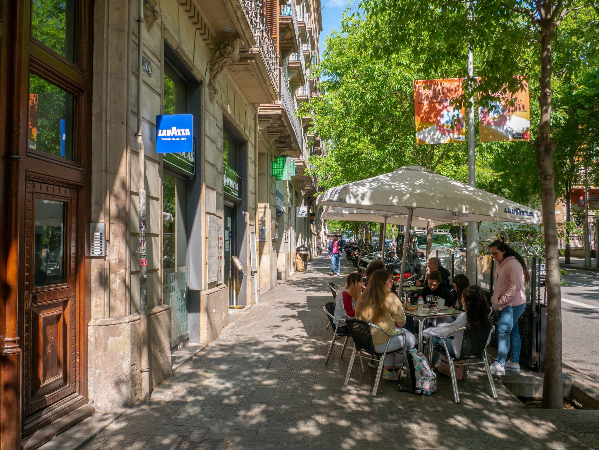 Barcelona uliczka restauracja