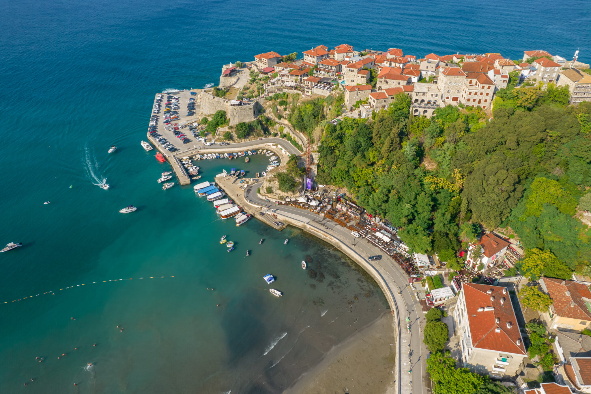 Czarnogóra Ulcinj z drona