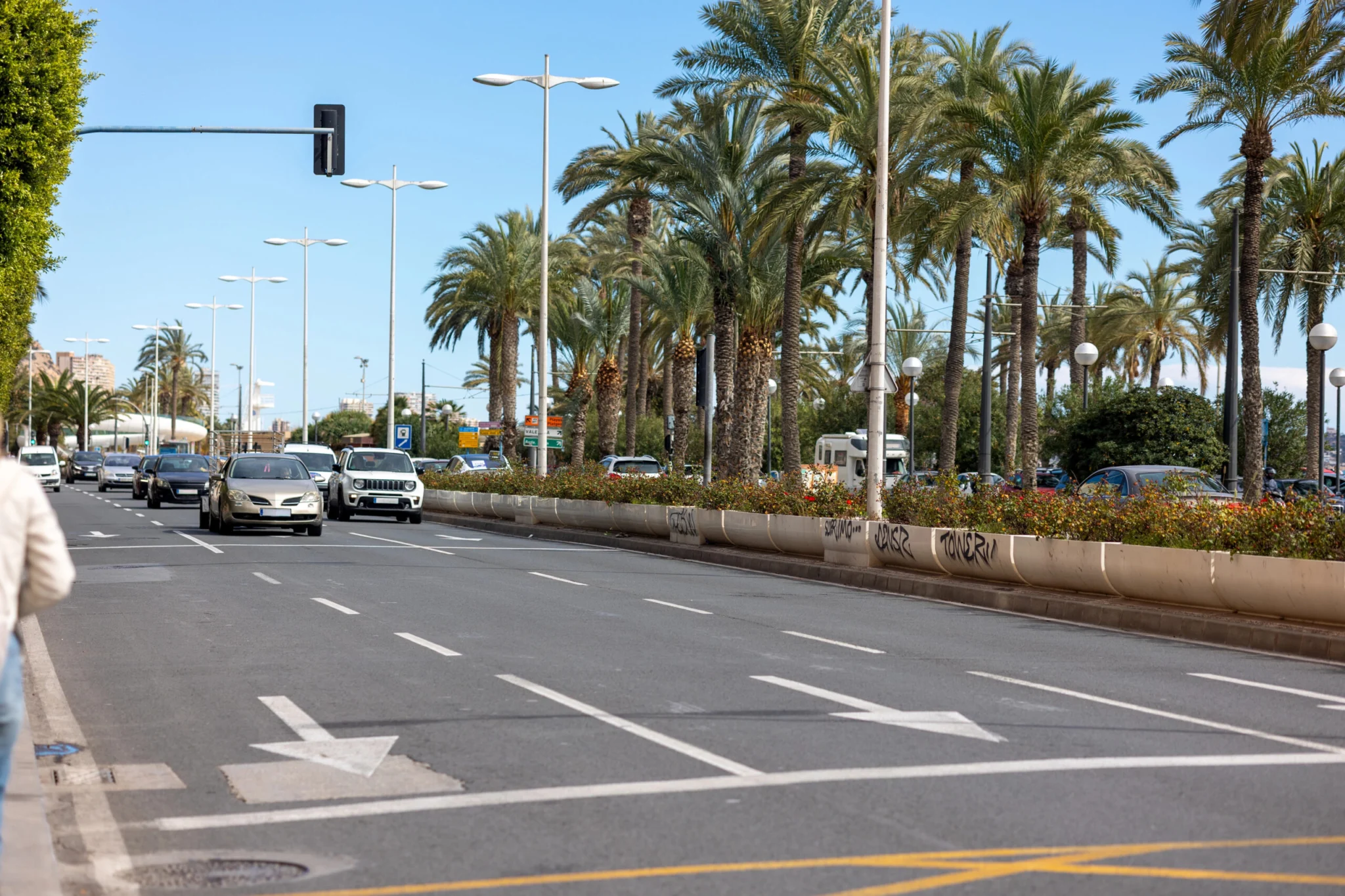 Alicante ruch drogowy