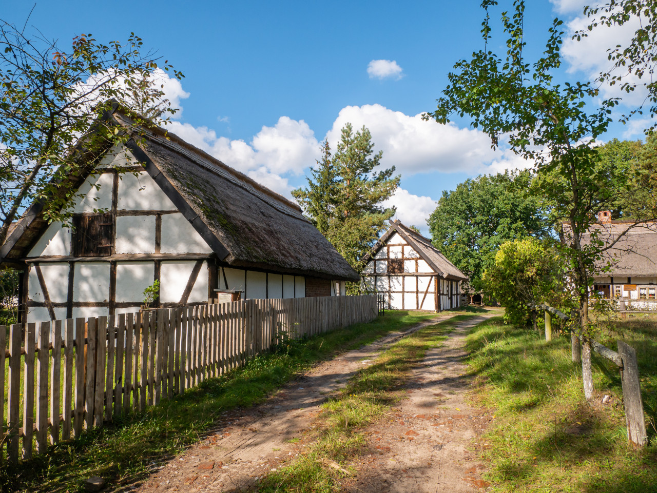 Słowiński Park Narodowy skansen domy