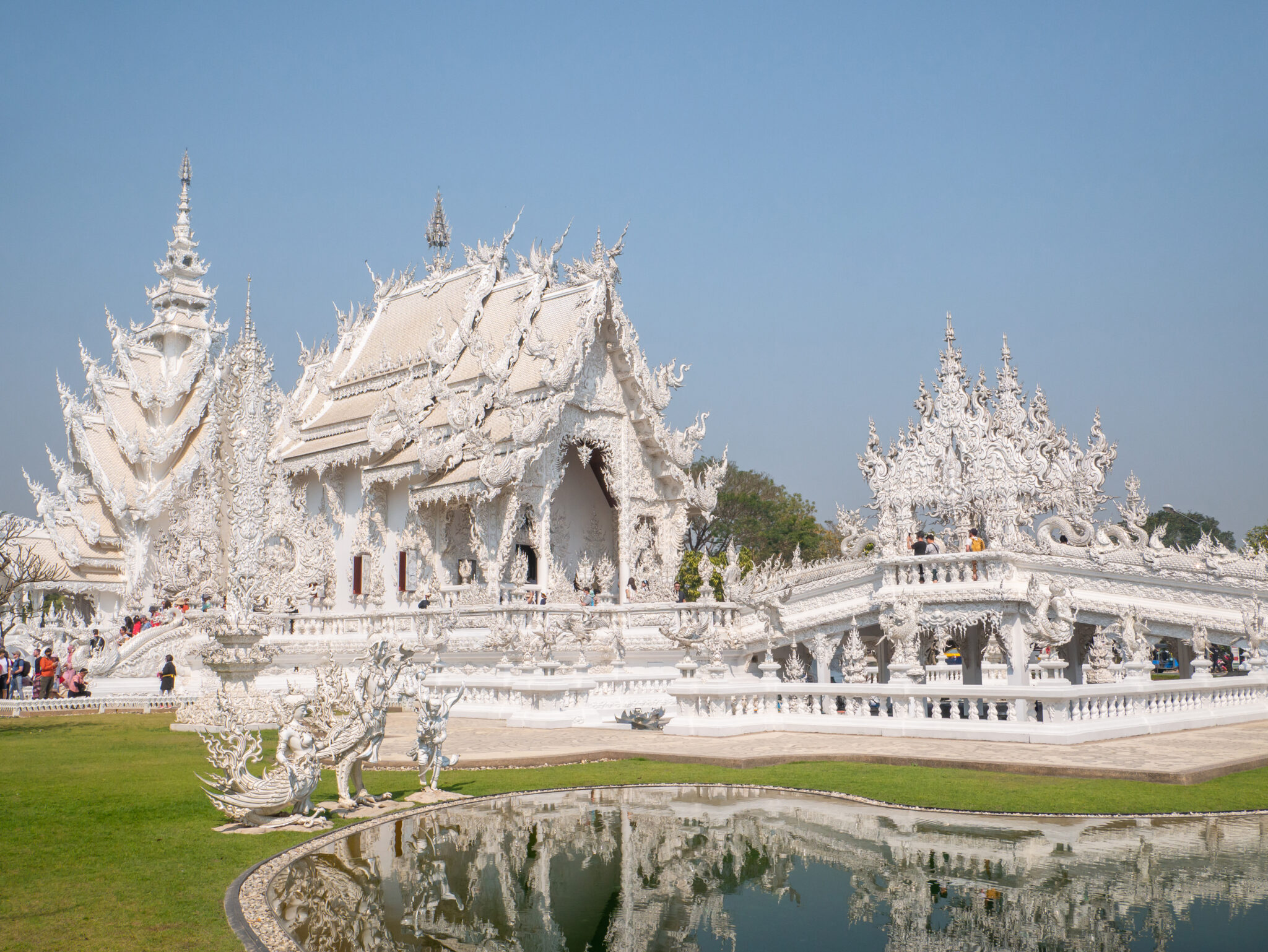 Tajlandia Chiang Rai Biała Świątynia