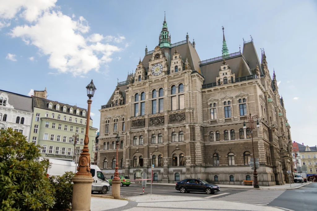 Neorenesance town hall, Square Dr. E. Benes, Liberec
