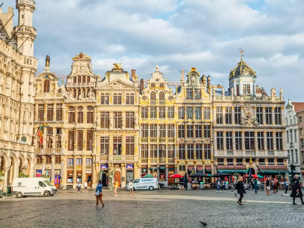 Bruksela widok budynki