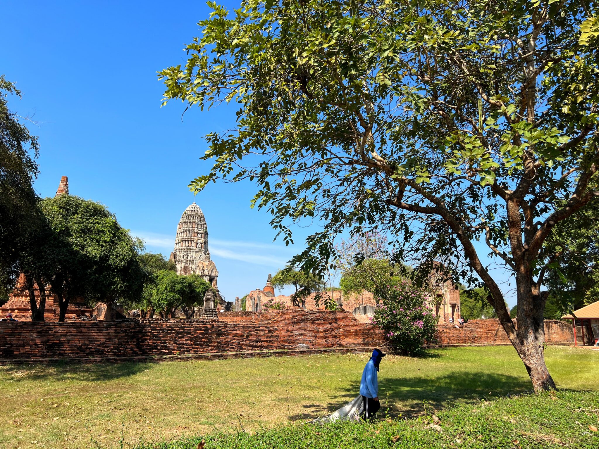 Tajlandia Ayutthaya park ogrodzenie świątyni