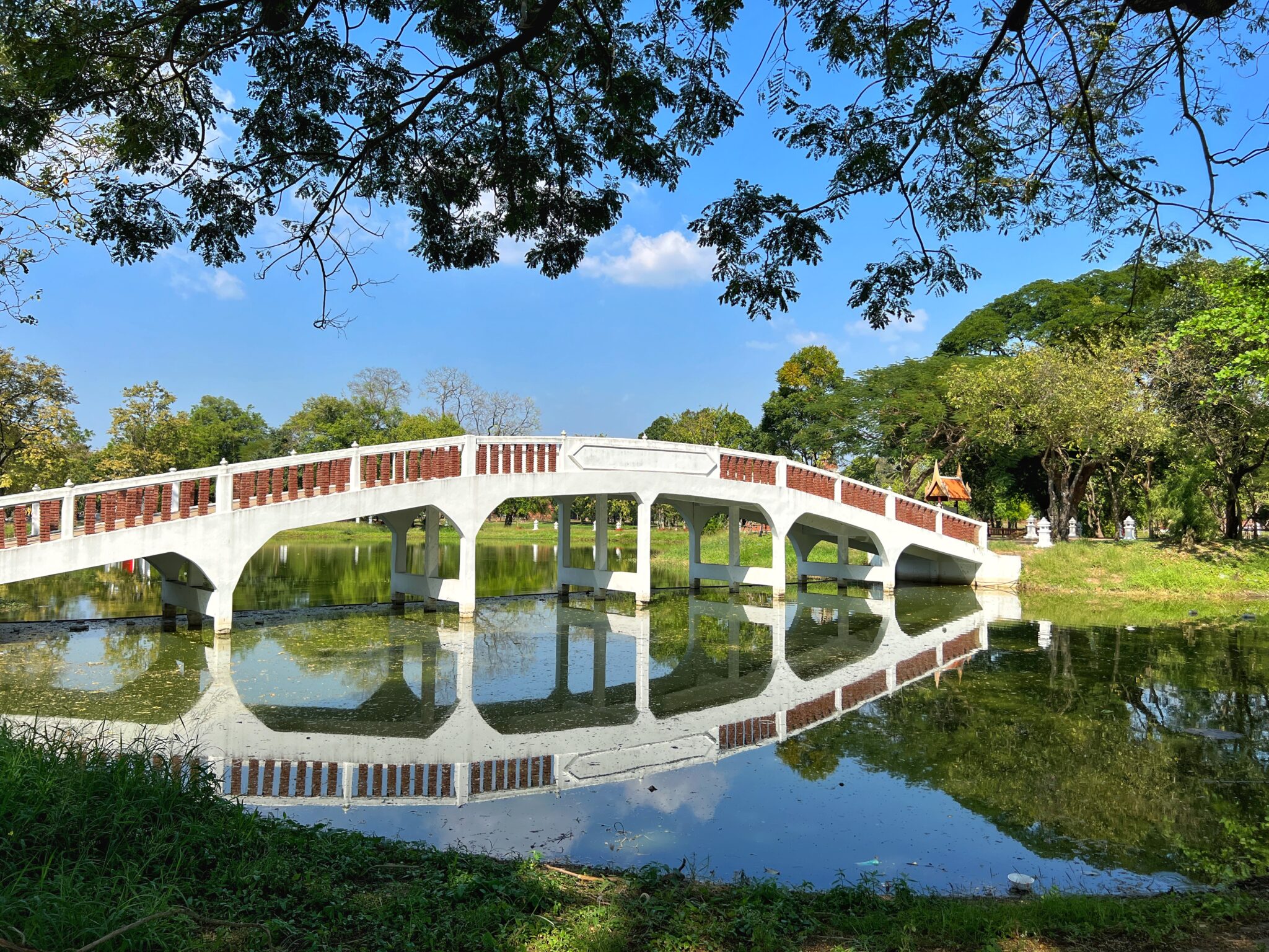 Tajlandia Ayutthaya park most