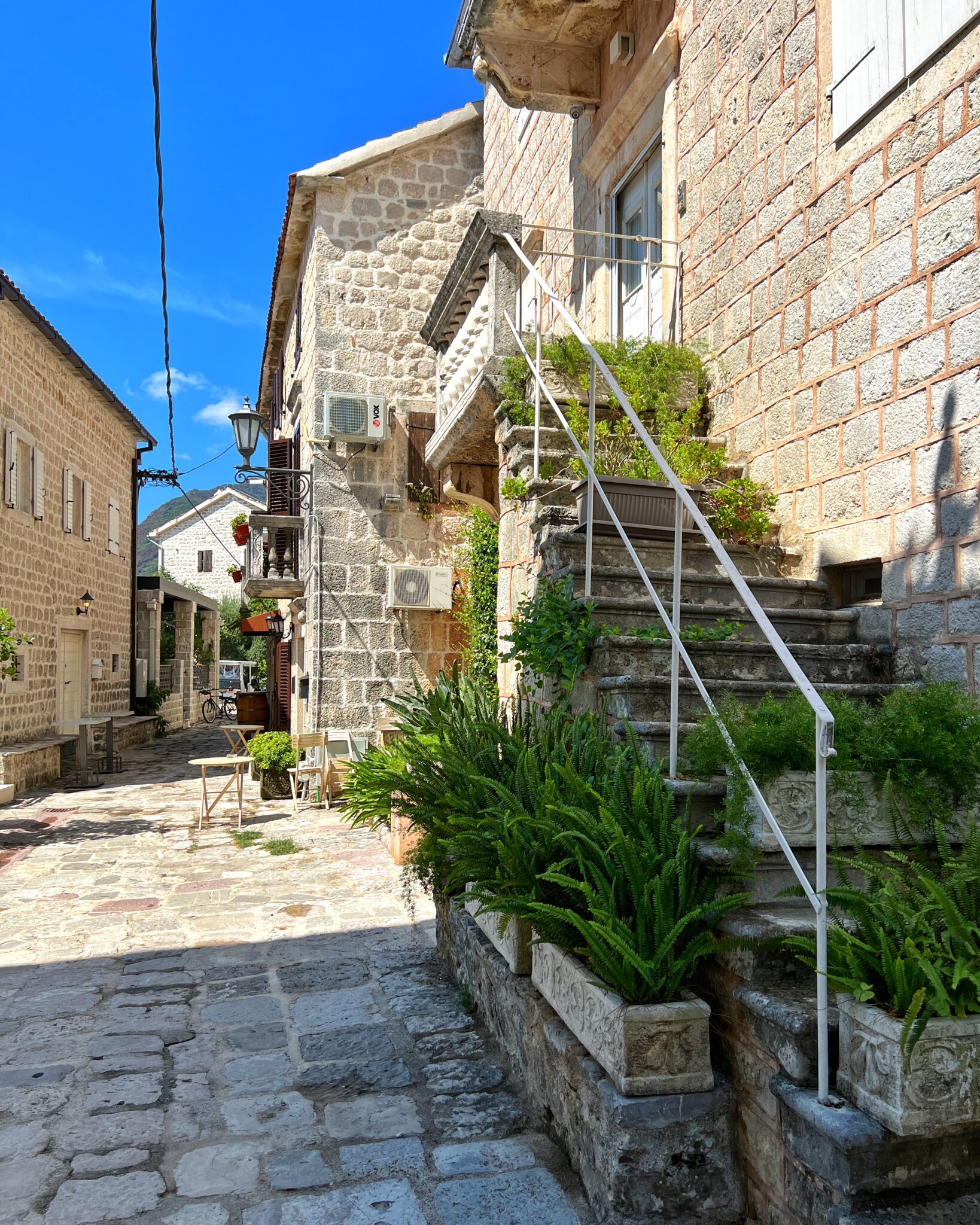 Czarnogóra Zatoka Kotorska ulica