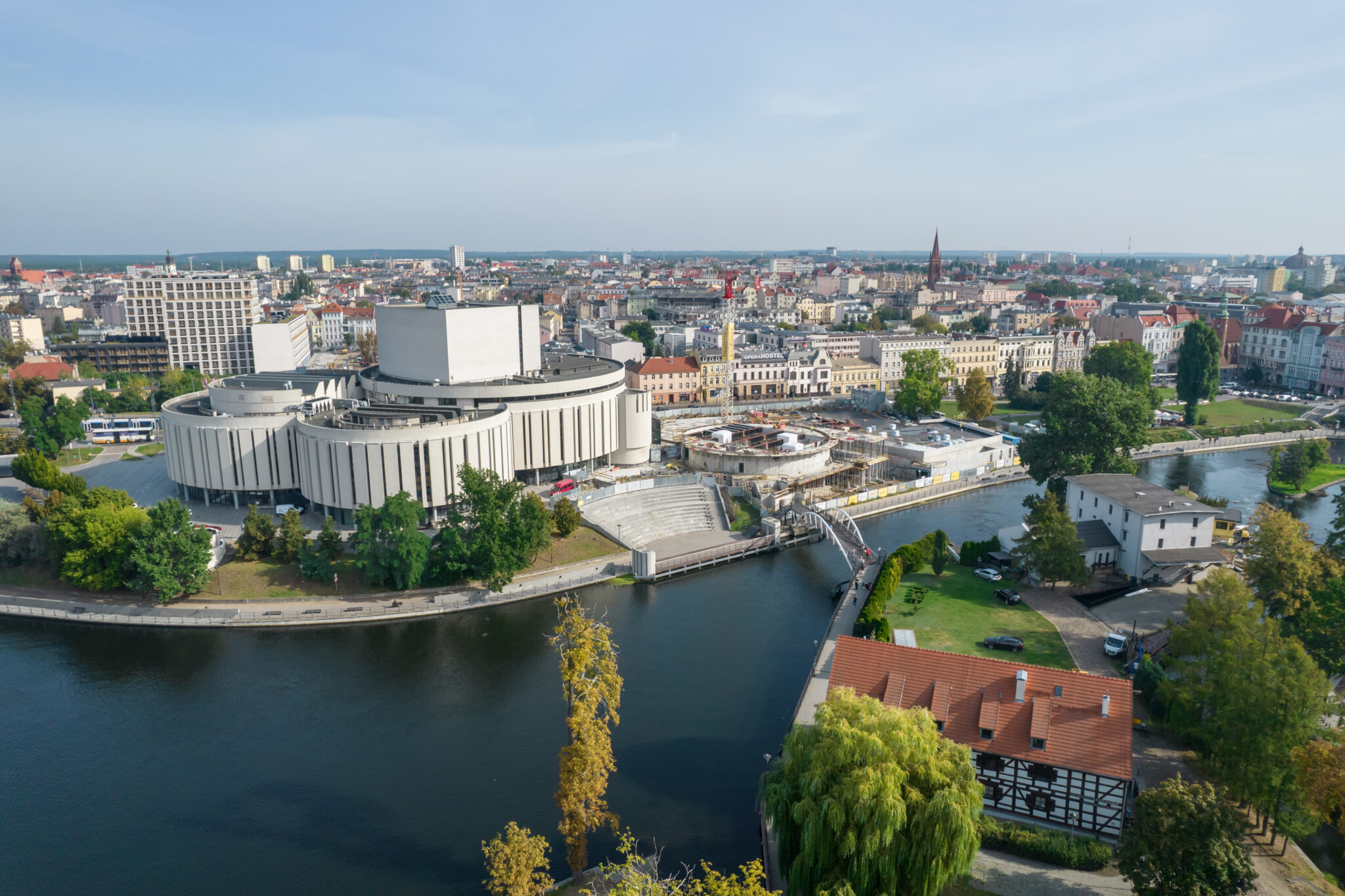 Bydgoszcz Opera Nova z drona