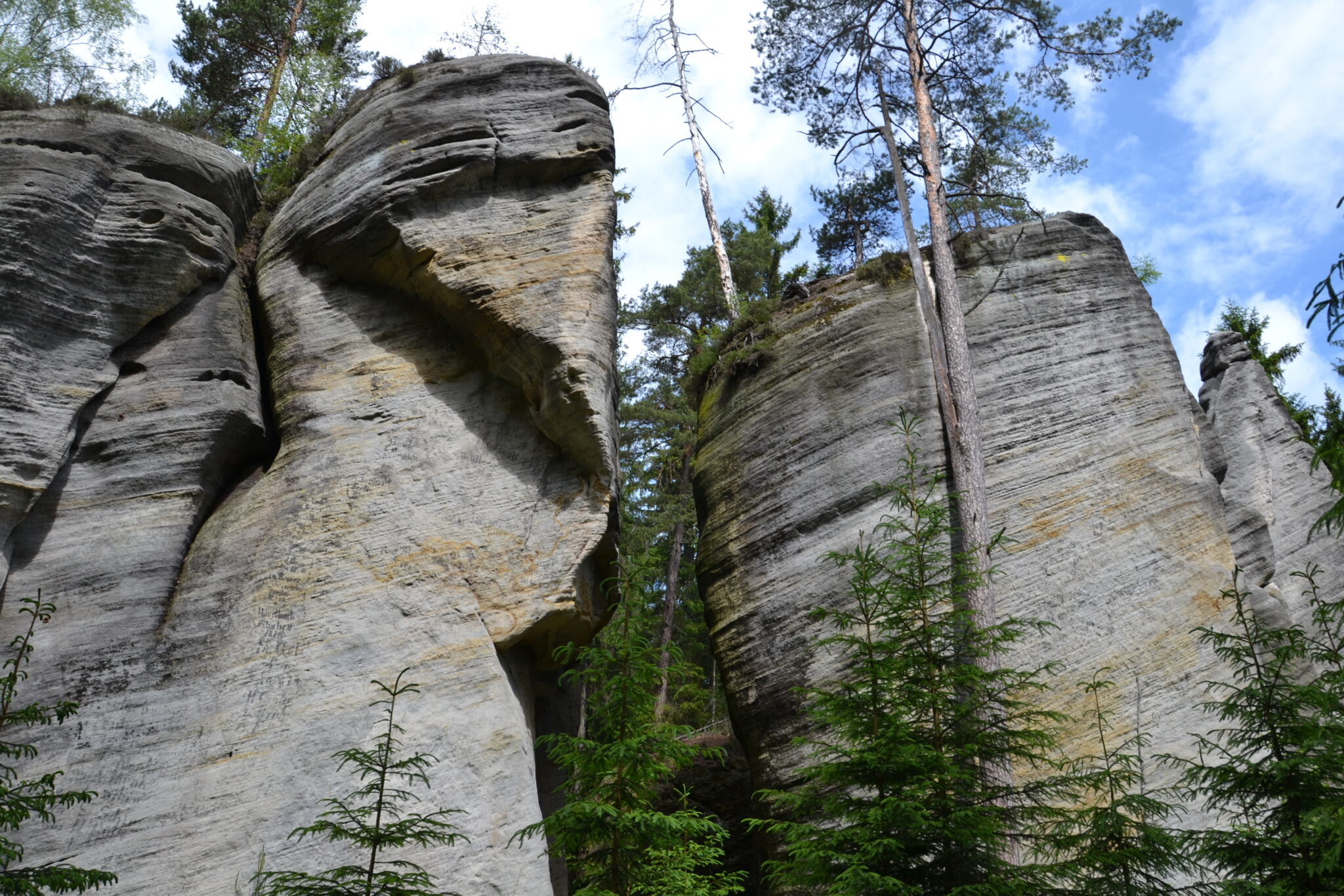 Czechy Adršpach skały