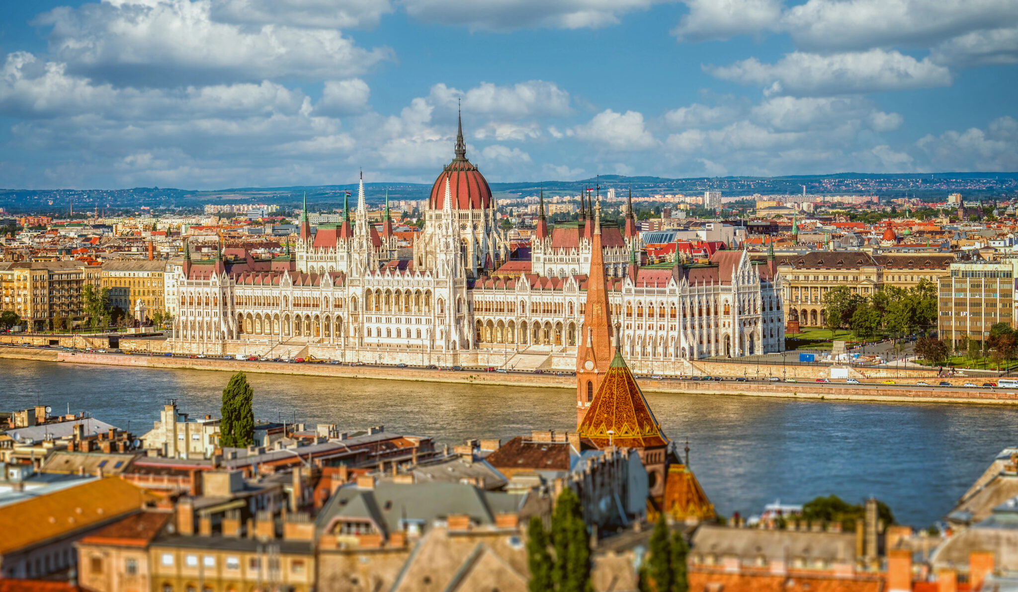 Budapeszt panorama parlament