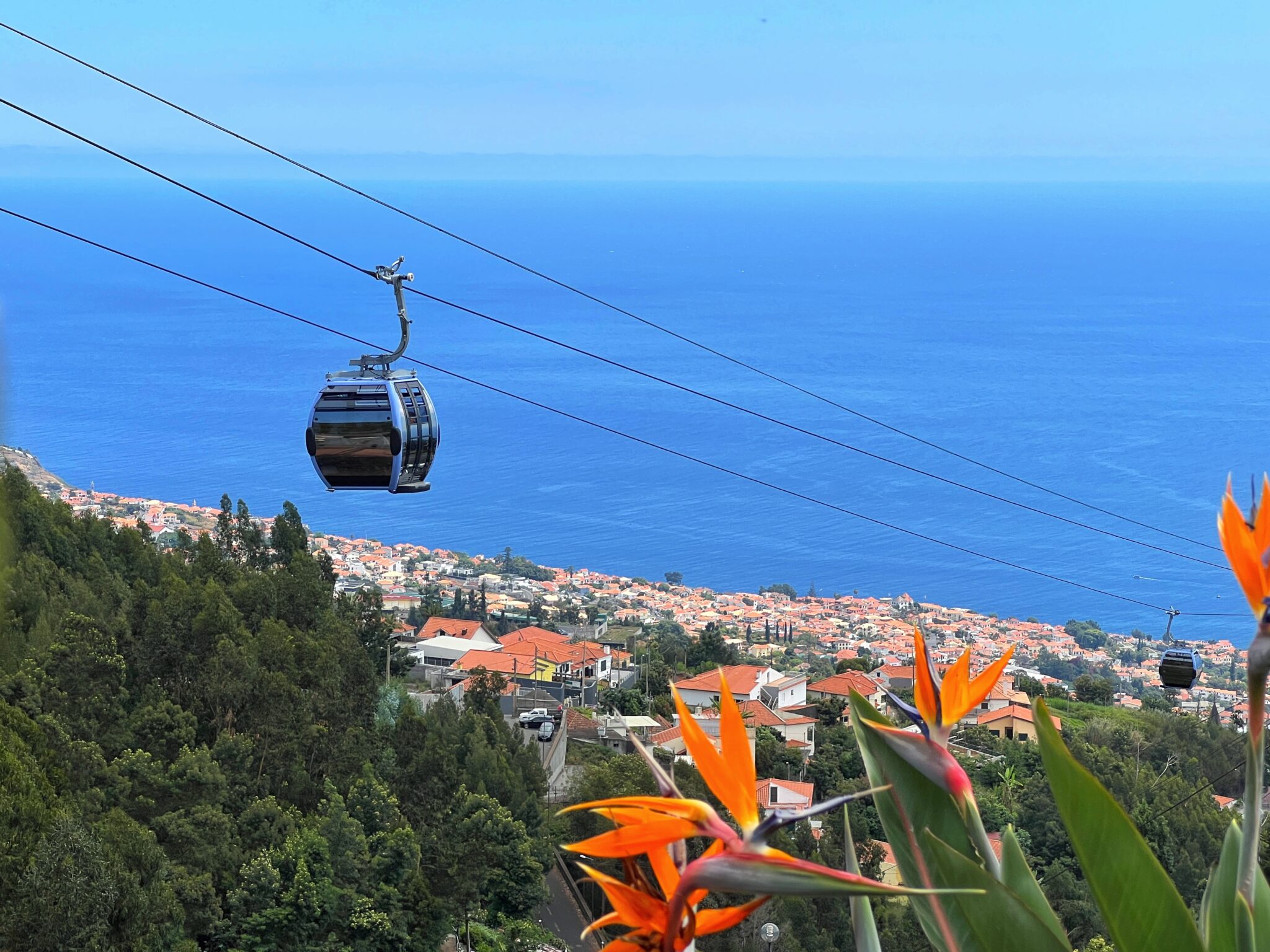 Funchal kolejka na Monte ocean