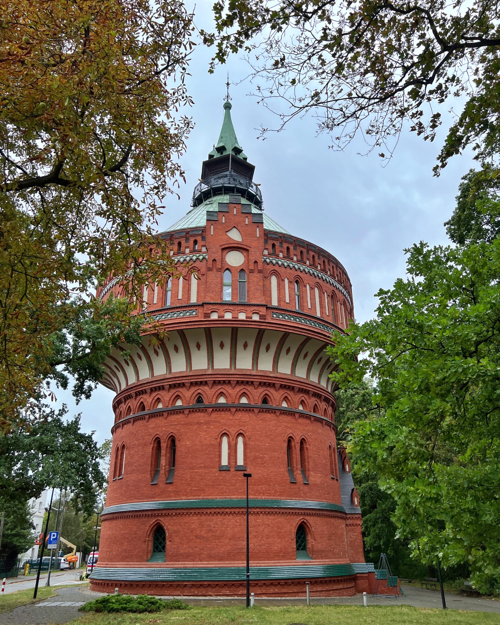 Bydgoszcz Wieża Ciśnień z zewnątrz