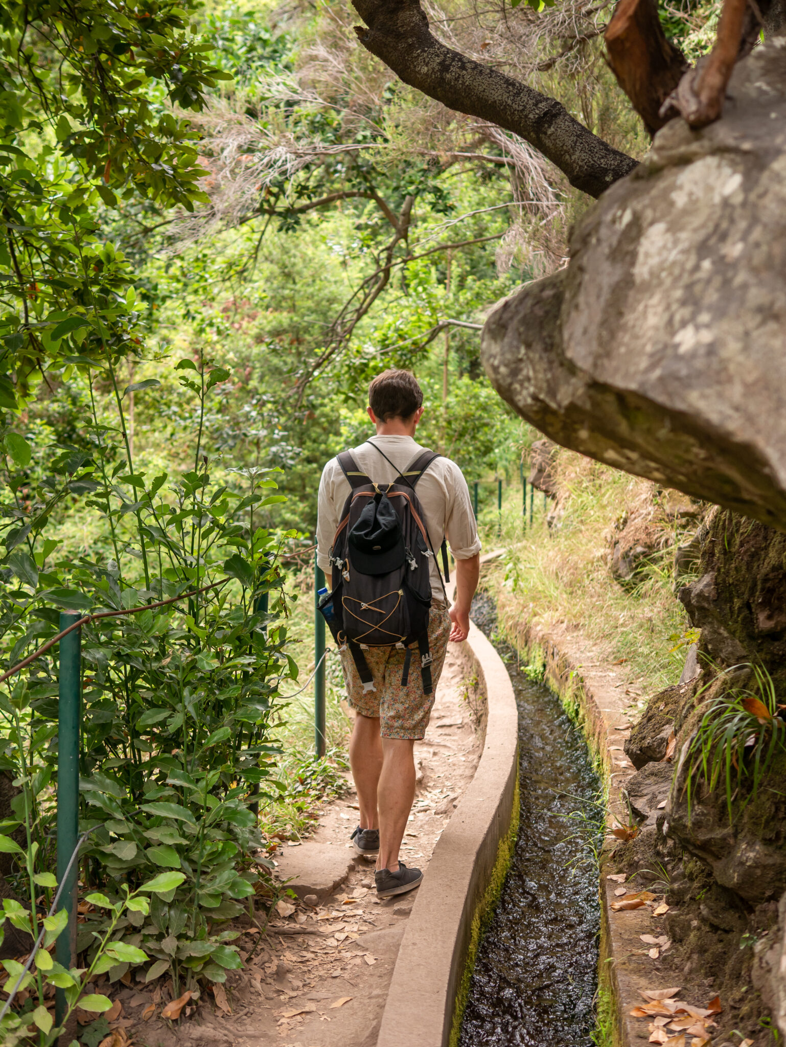 Funchal chłopak trasa levada