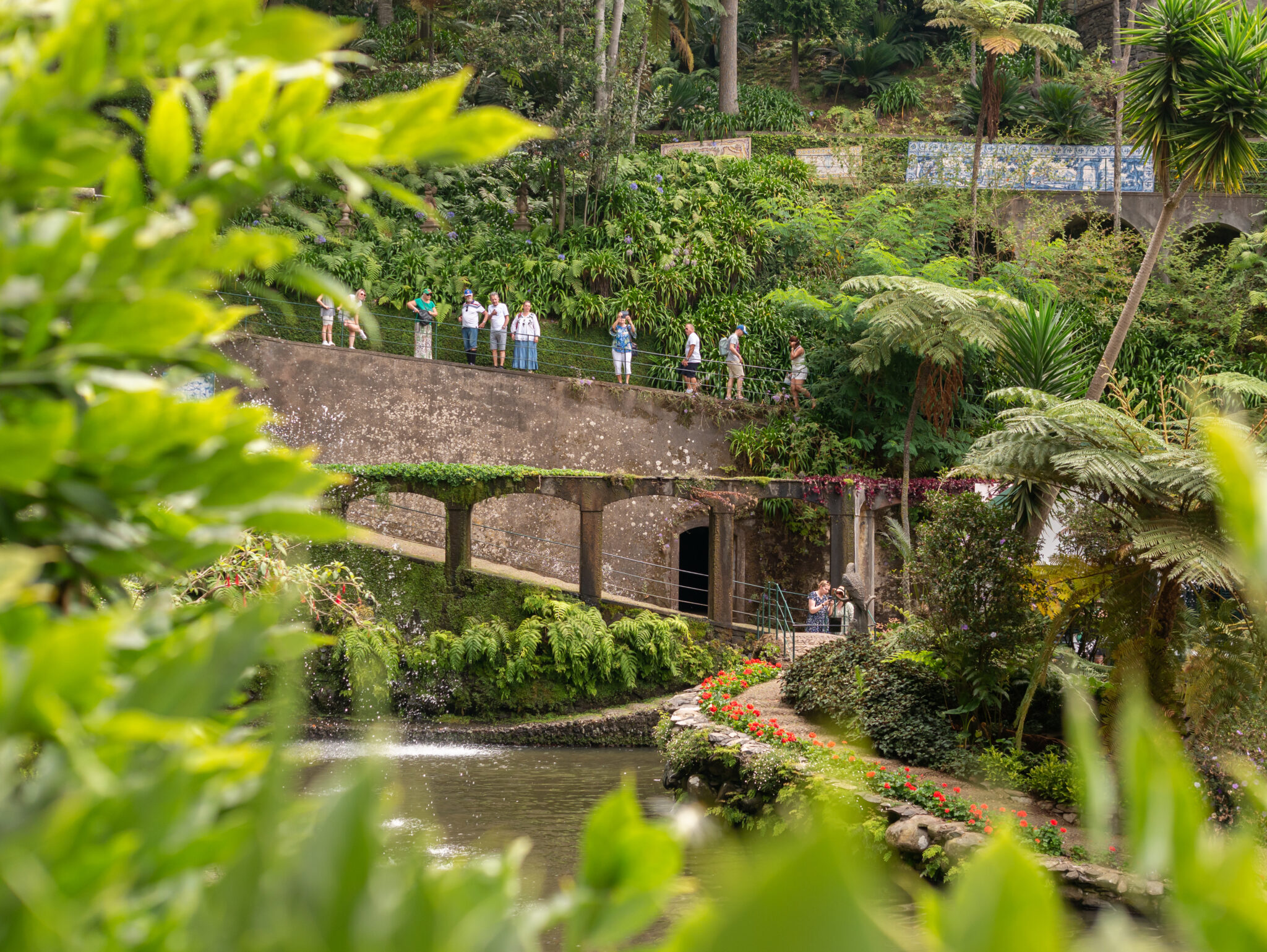 Madera Funchal Monte Palace staw