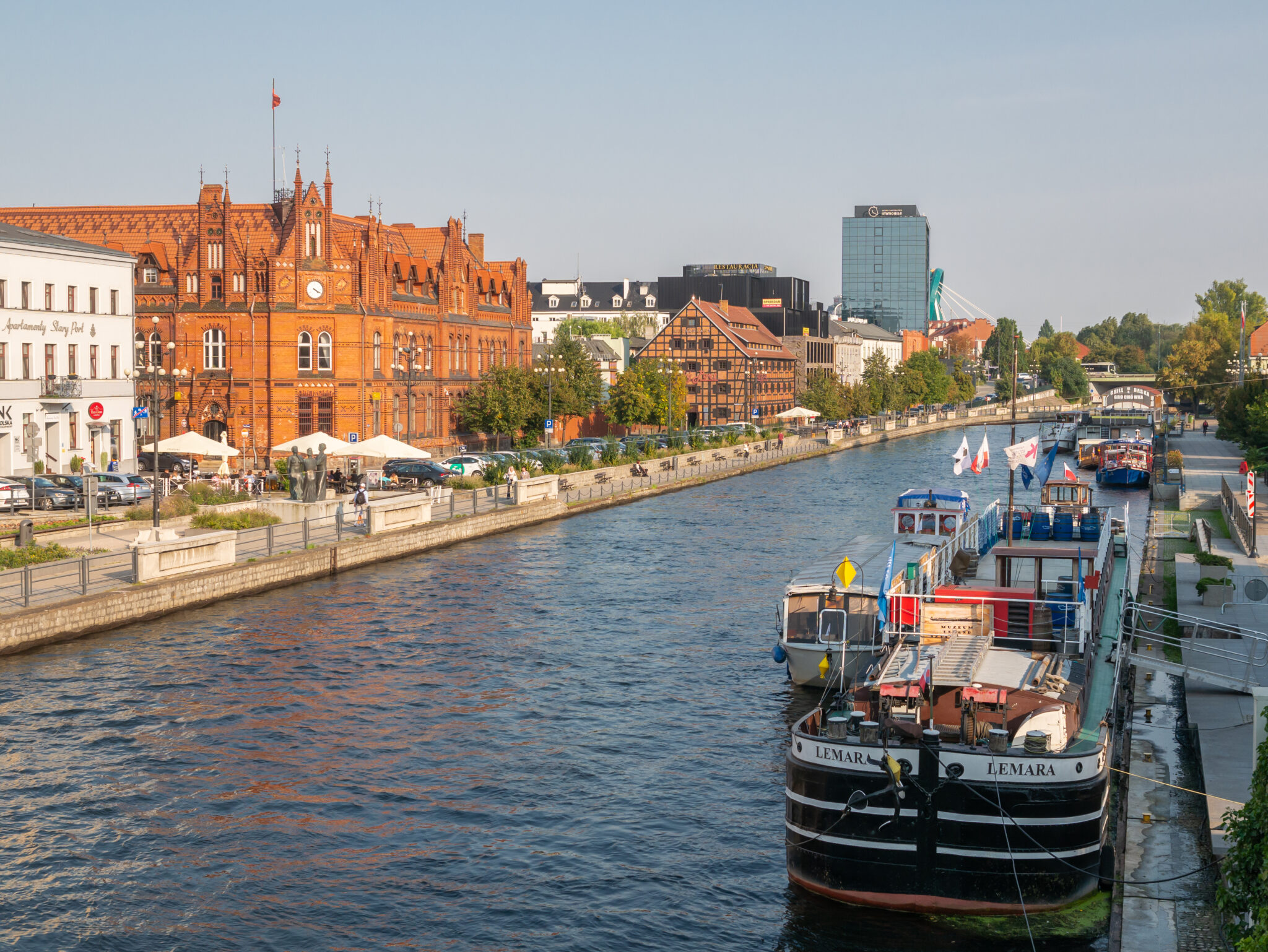 Bydgoszcz Barka Lemara rzeka