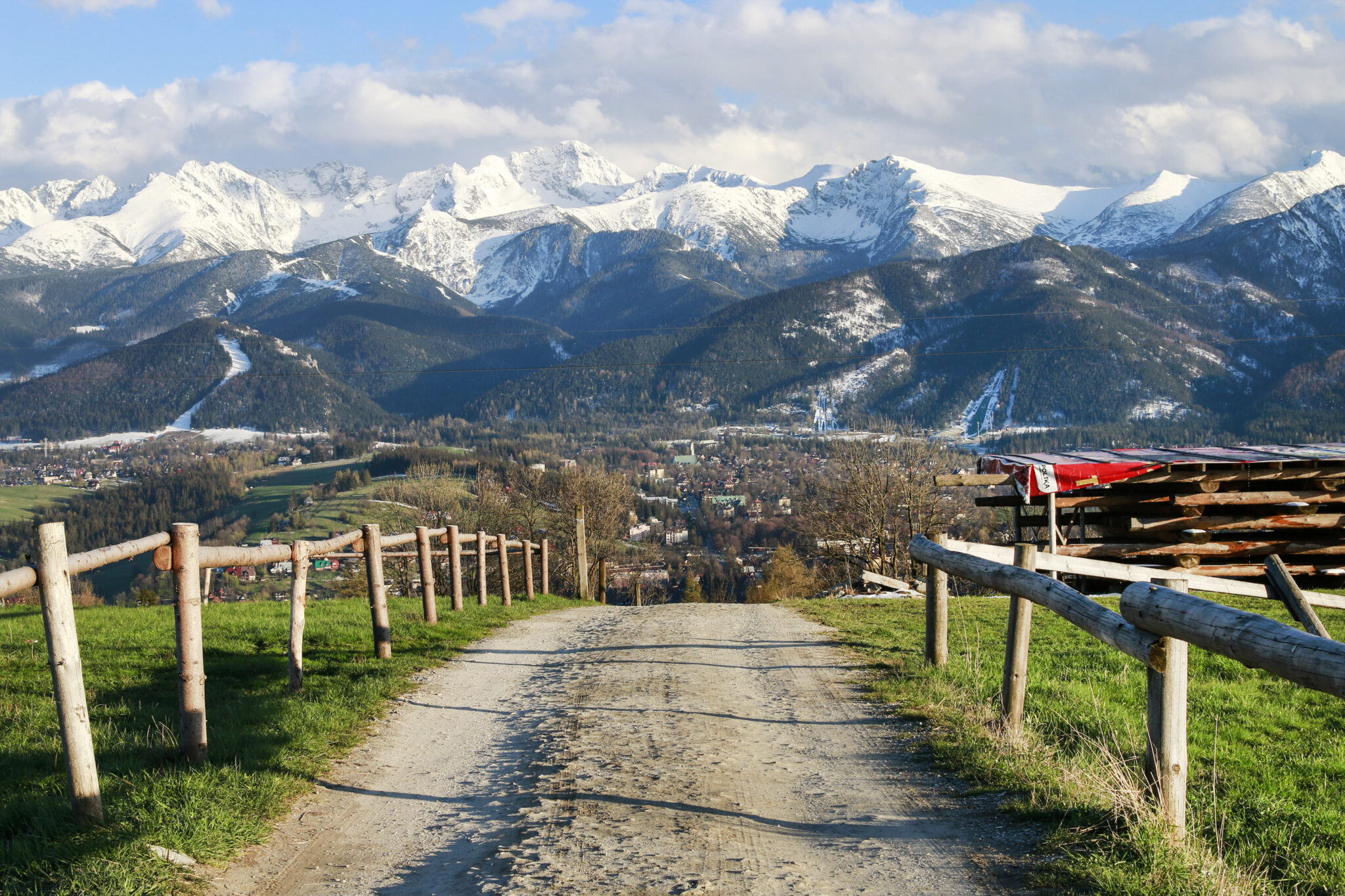 Zakopane Tatry widok szlak