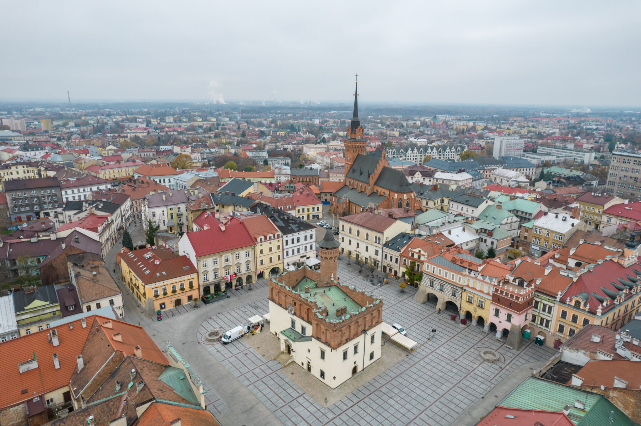 Tarnów Rynek z drona