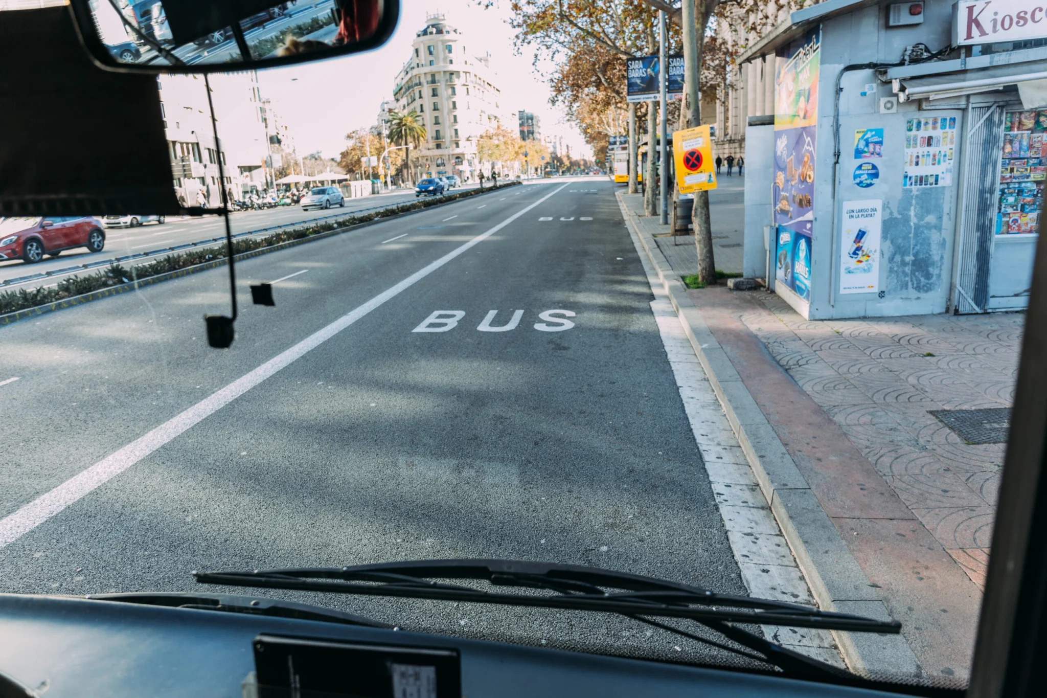 ulica bus Barcelona