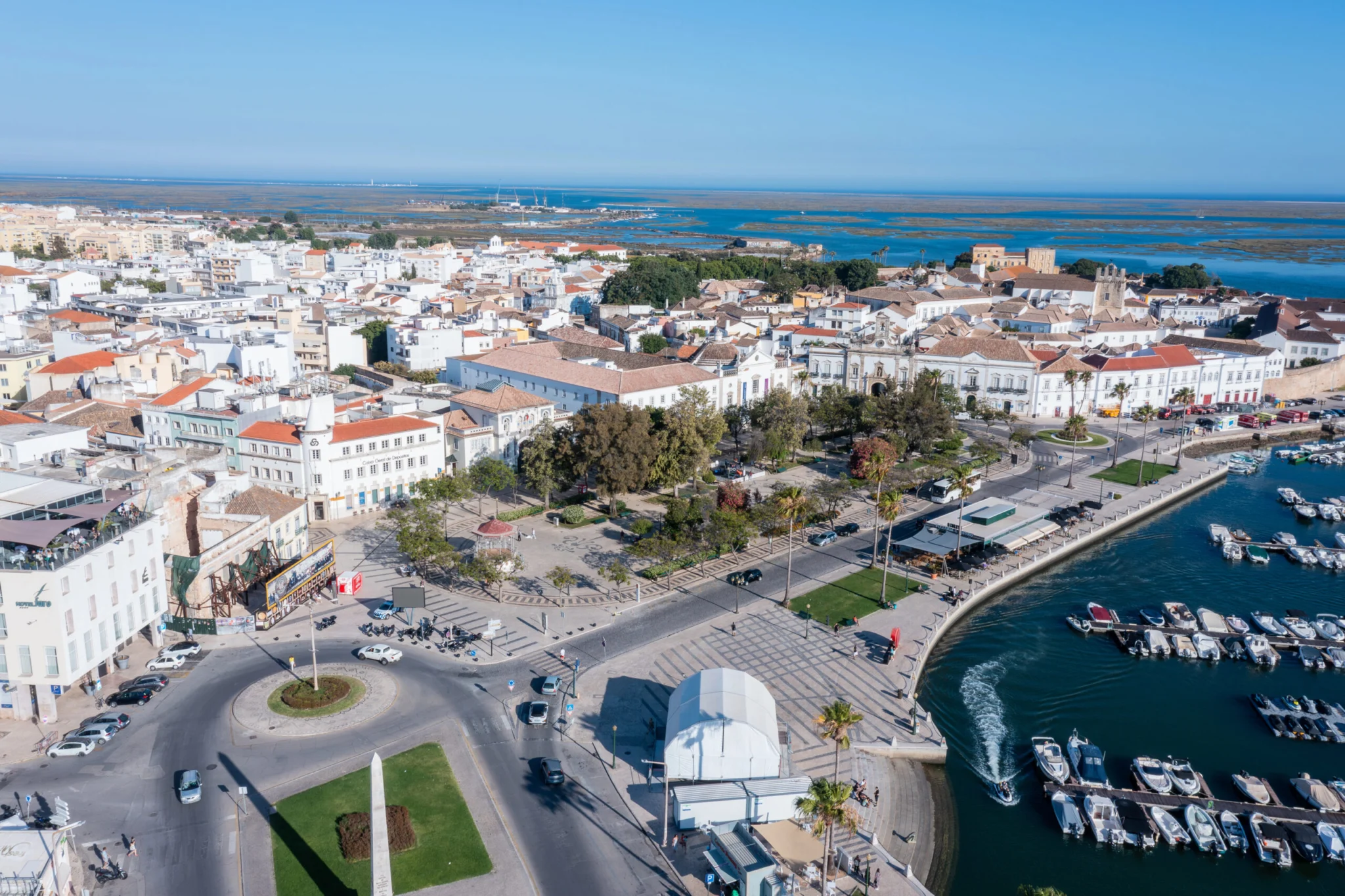 Faro z góry Portugalia