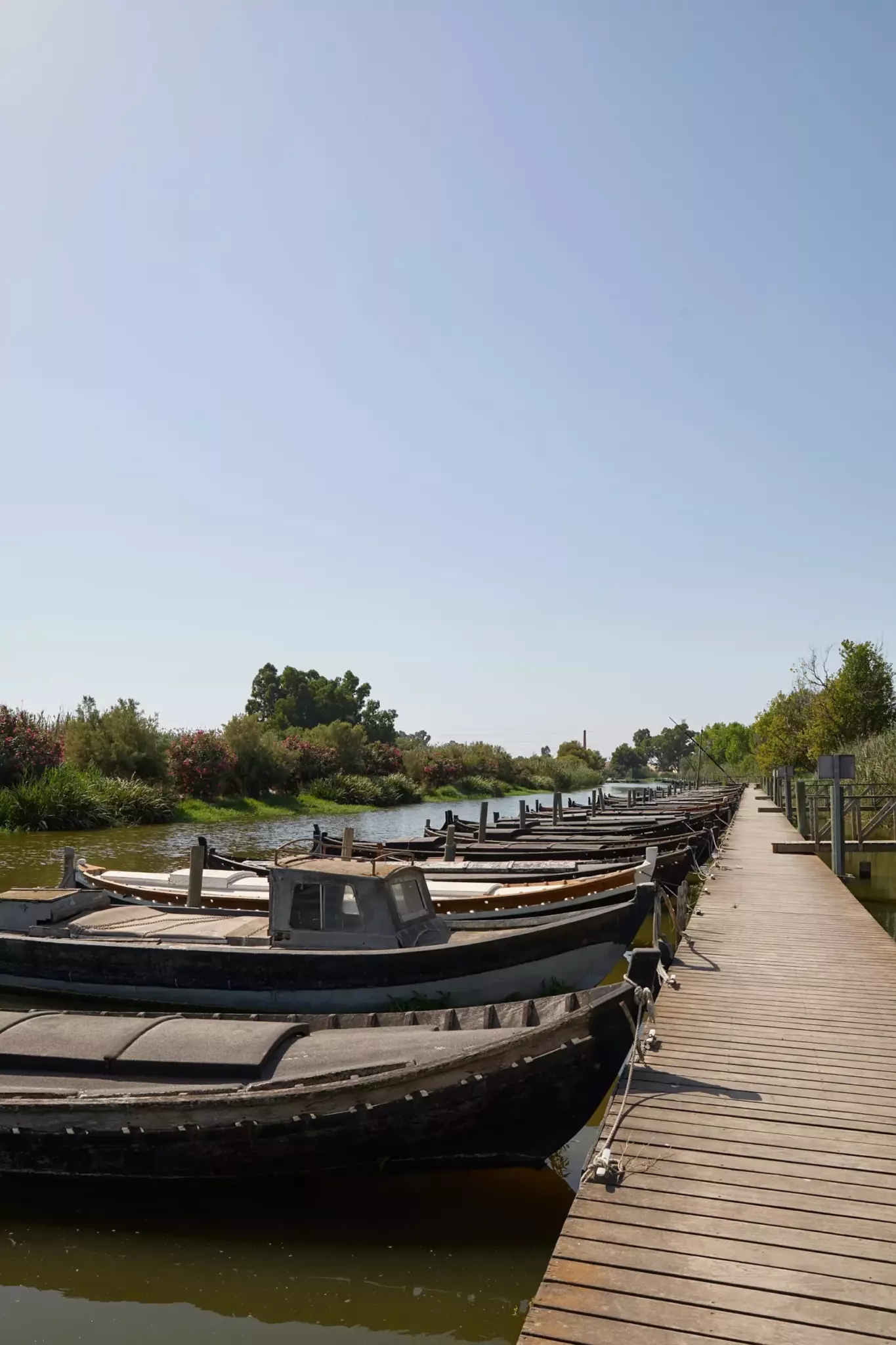 jezioro, dok, łodzie tradycyjne