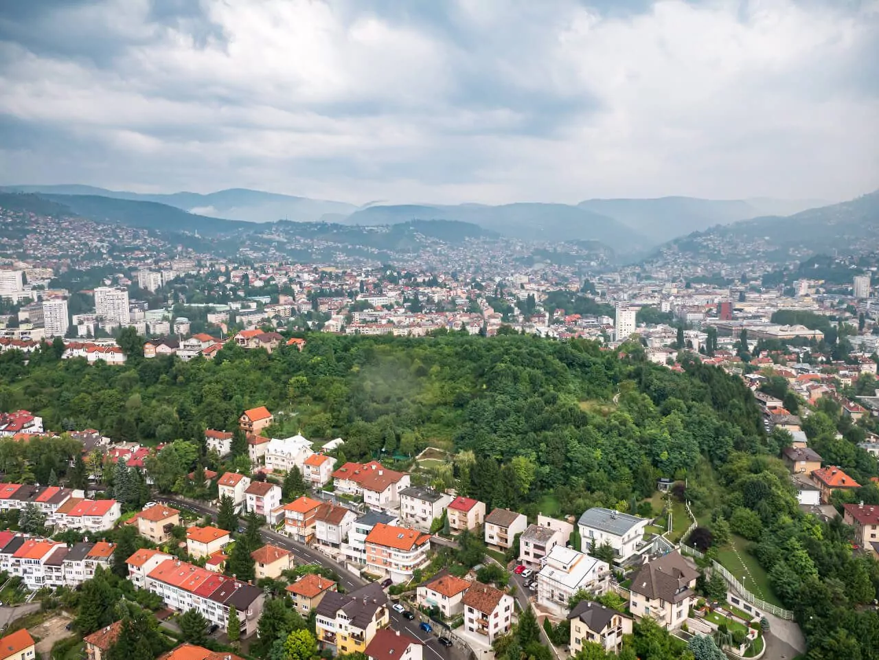 widok na Bośnie 
