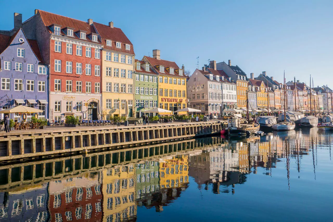 Kopenhaga widok na port