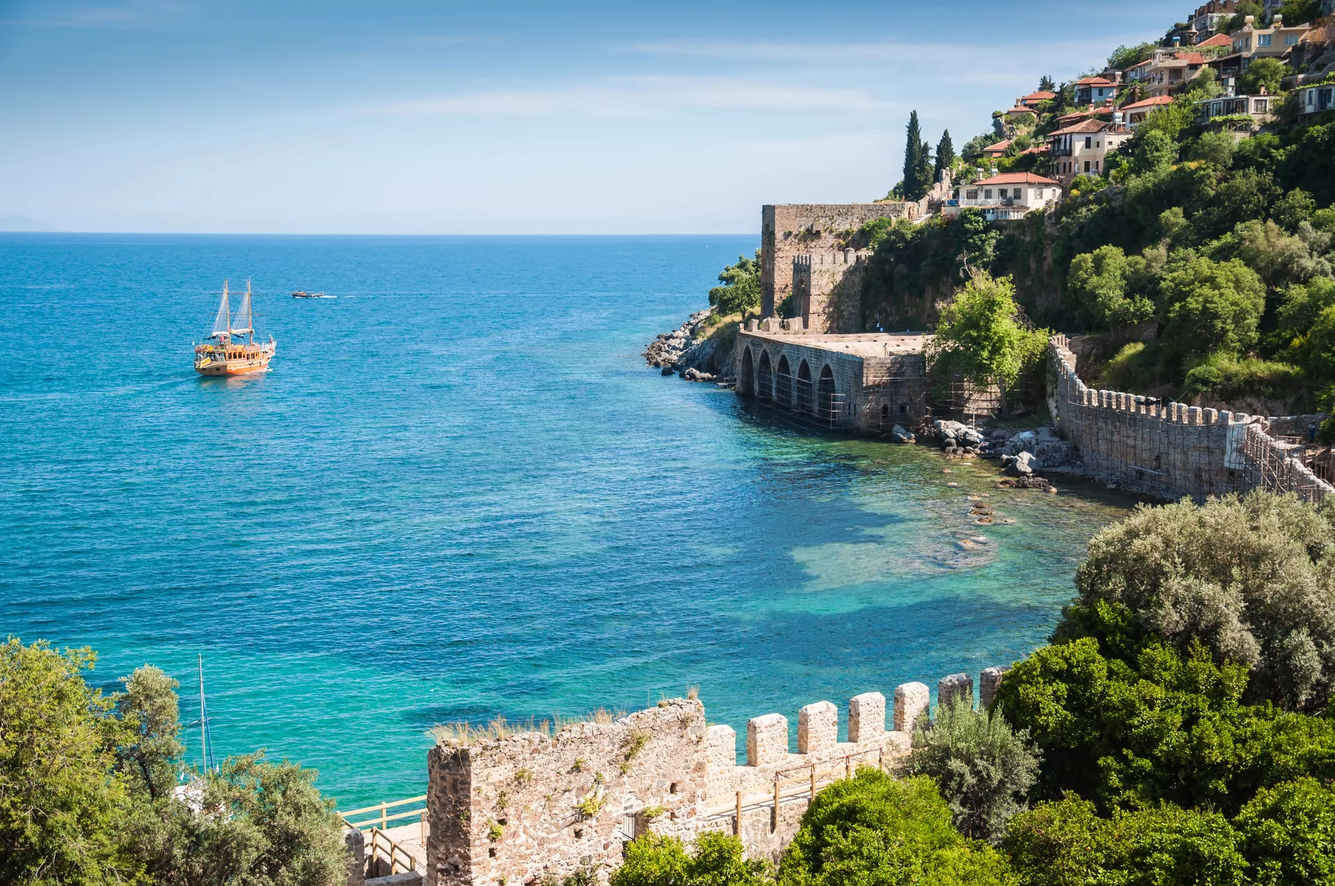 Alanya plaża widok