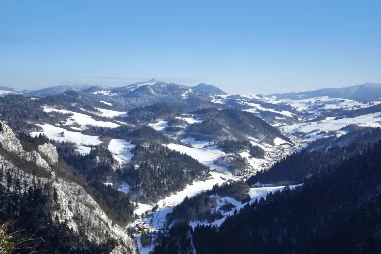 widok na Pieniny