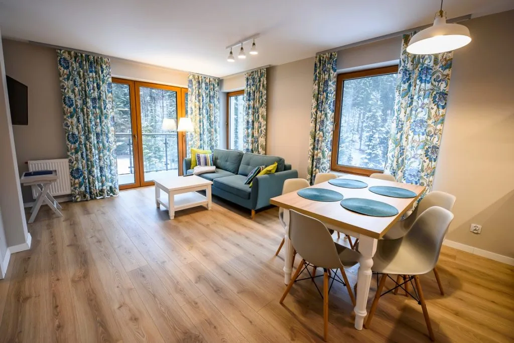 apartamenty Dolina Bukowa salon Krynica-Zdrój