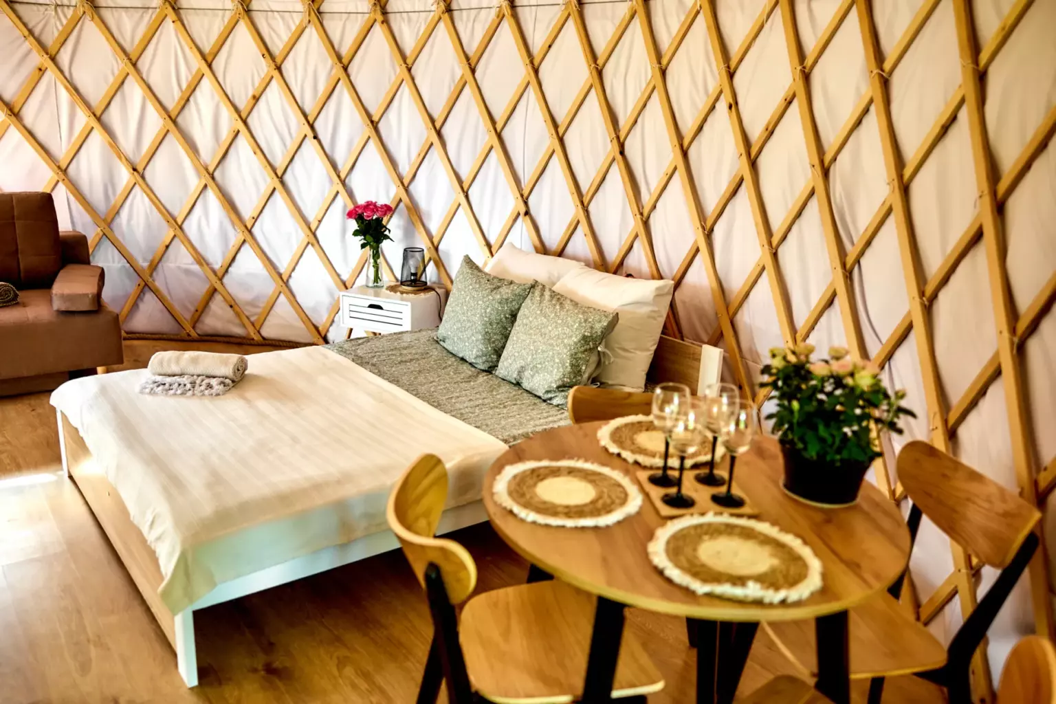 pokój jurta na łonie natury zachodniopomorskie