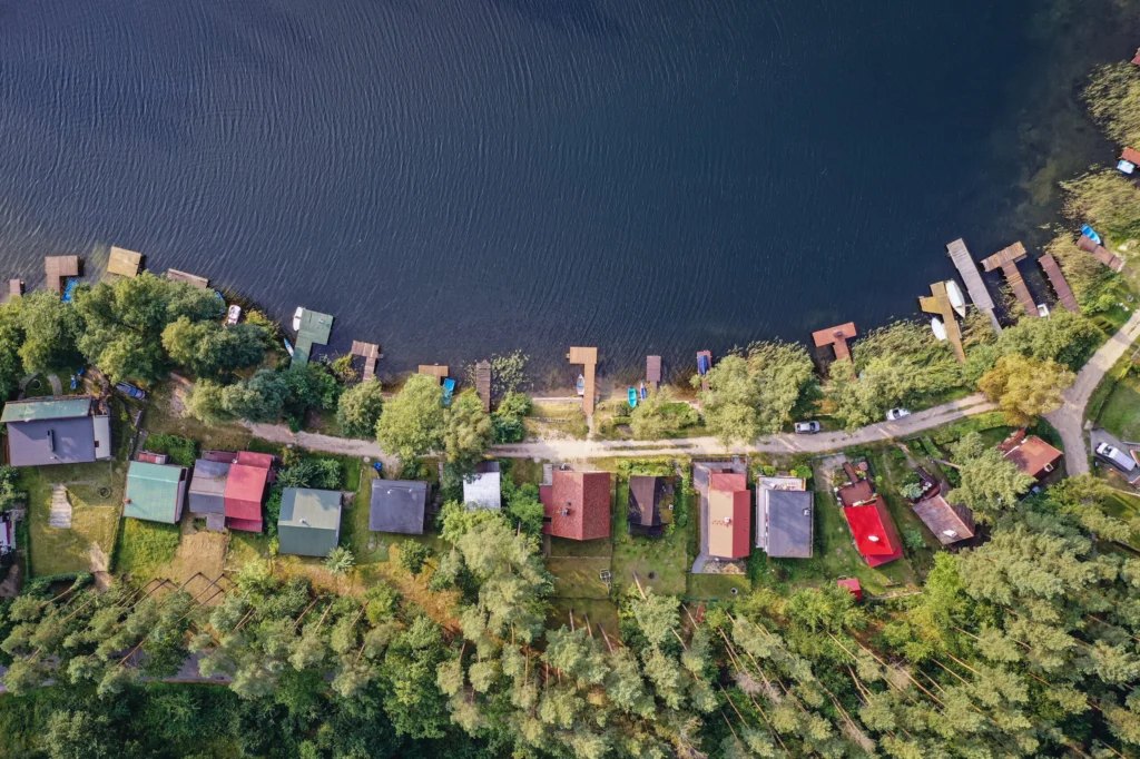 Mazury widok z drona