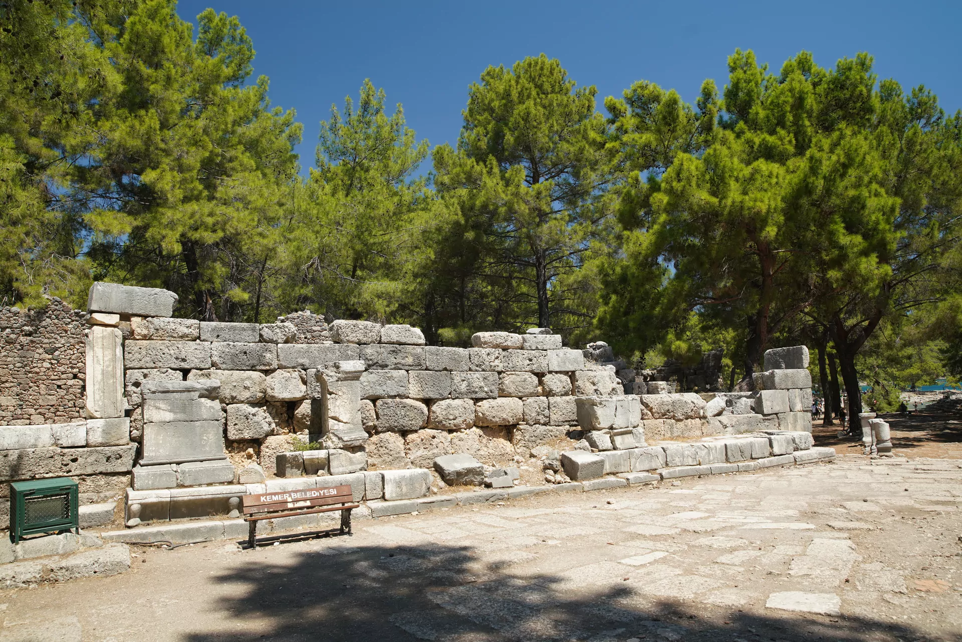 Starożytne miasto Phaselis Turcja