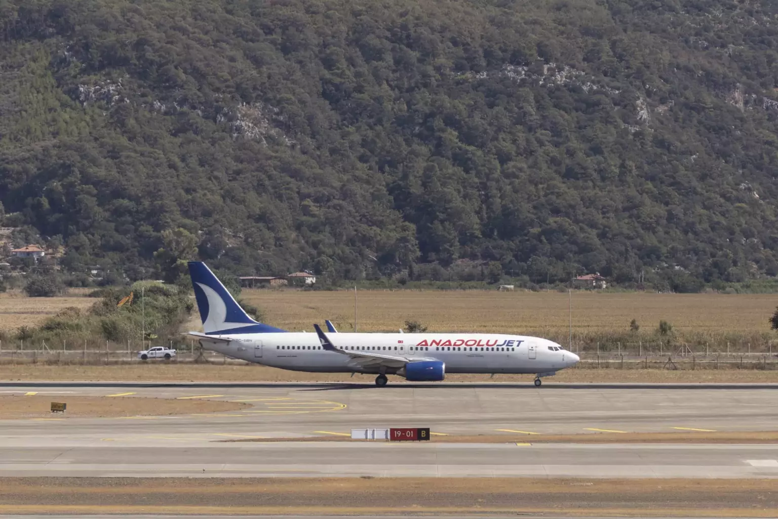 Dalaman lotnisko samolot pas startowy płyta lotniska