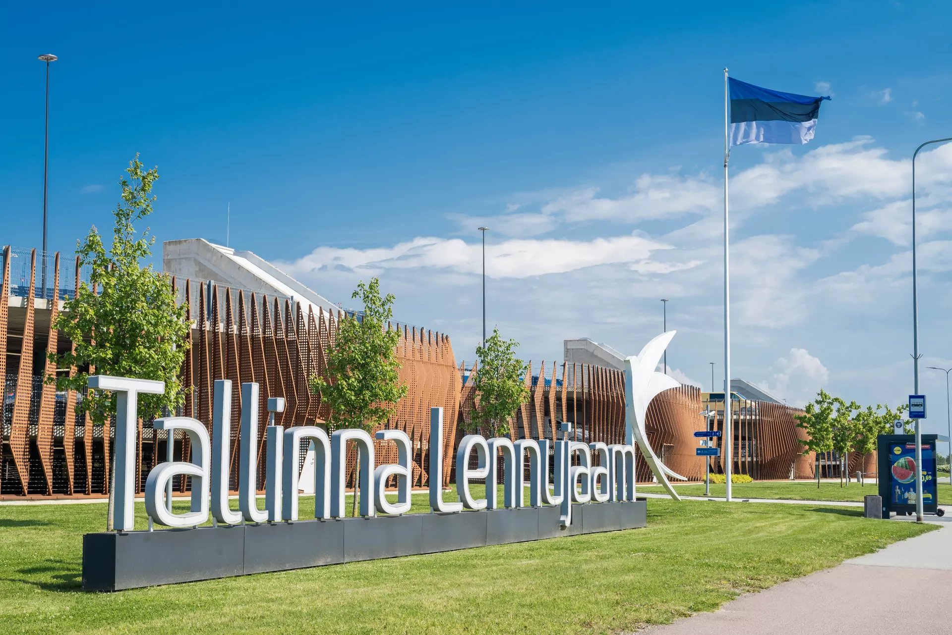 lotnisko Estonia Tallin terminal 