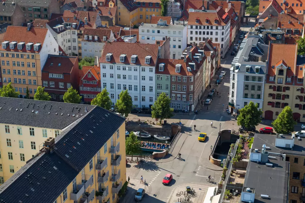 Kopenhaga widok ulica