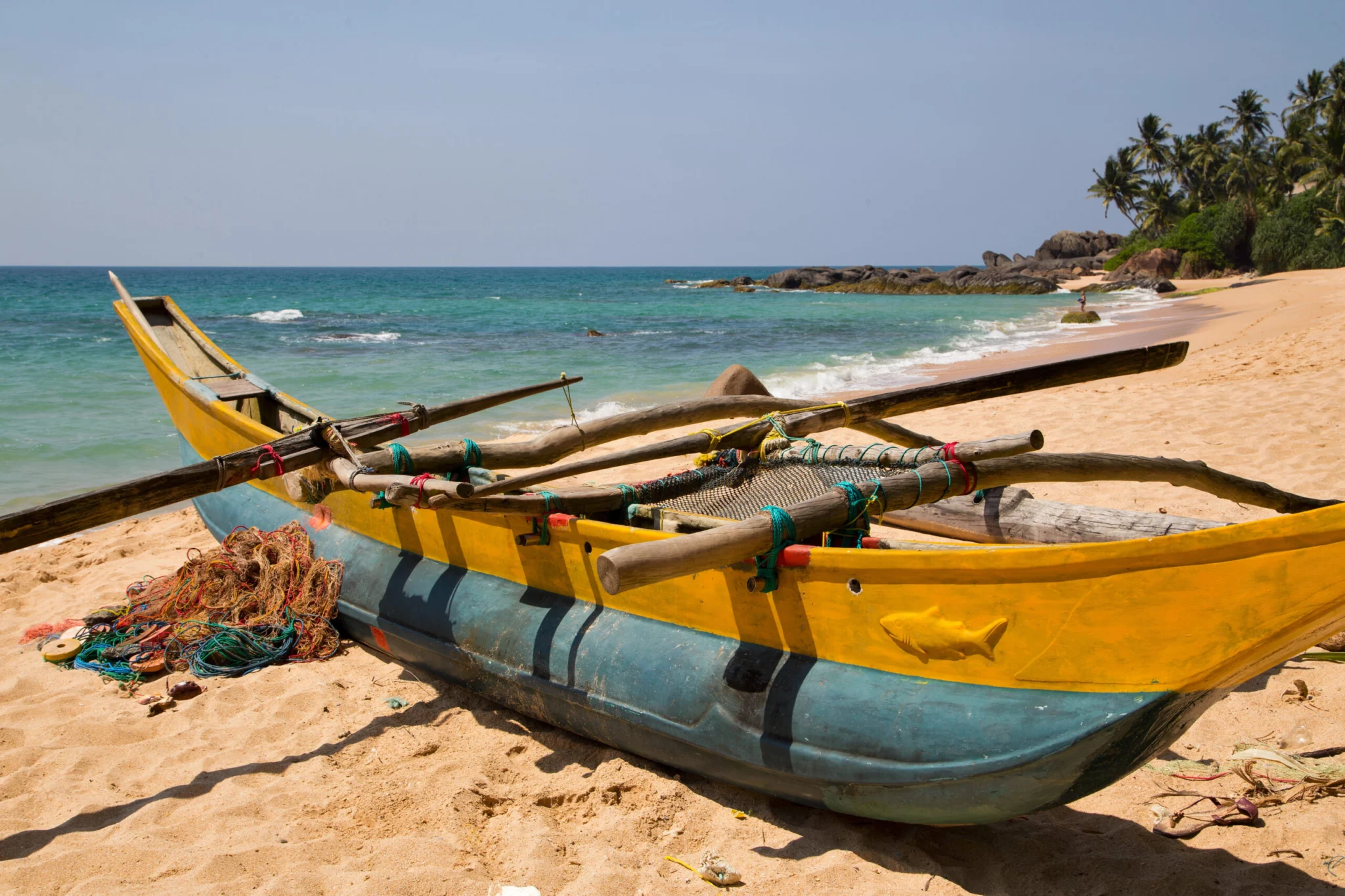 wybrzeże łódź Sri Lanka