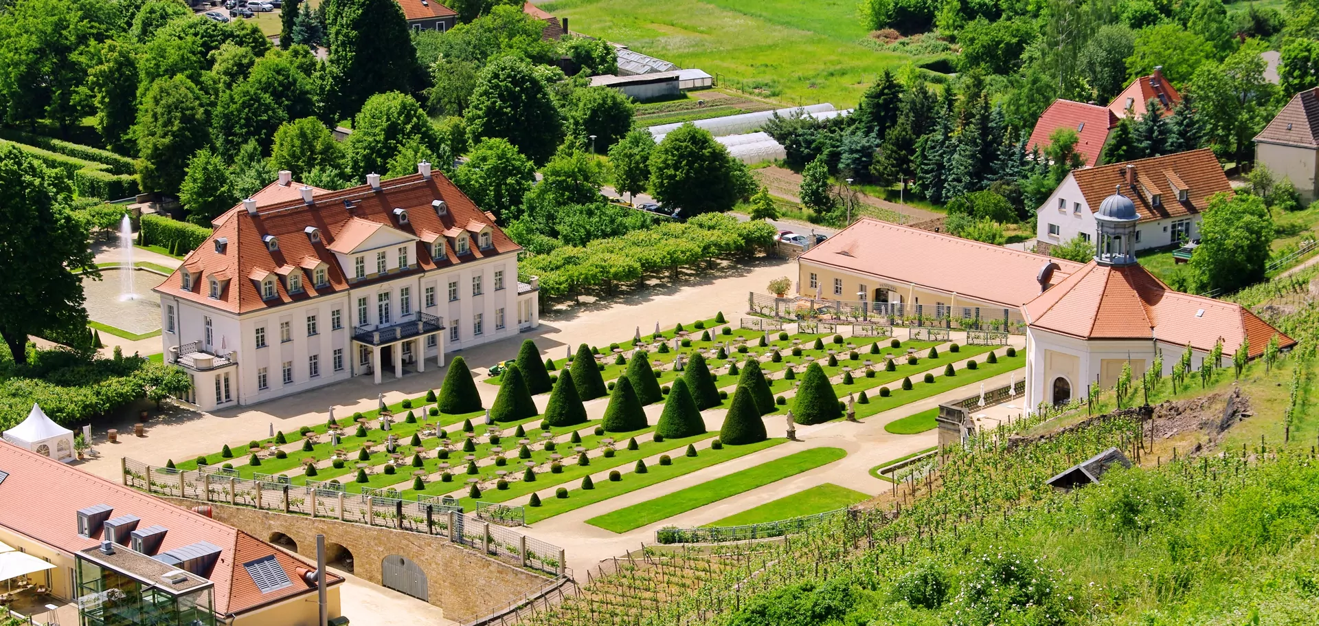 Radebeul  Niemcy Saksonia Pałac Wackerbarth
